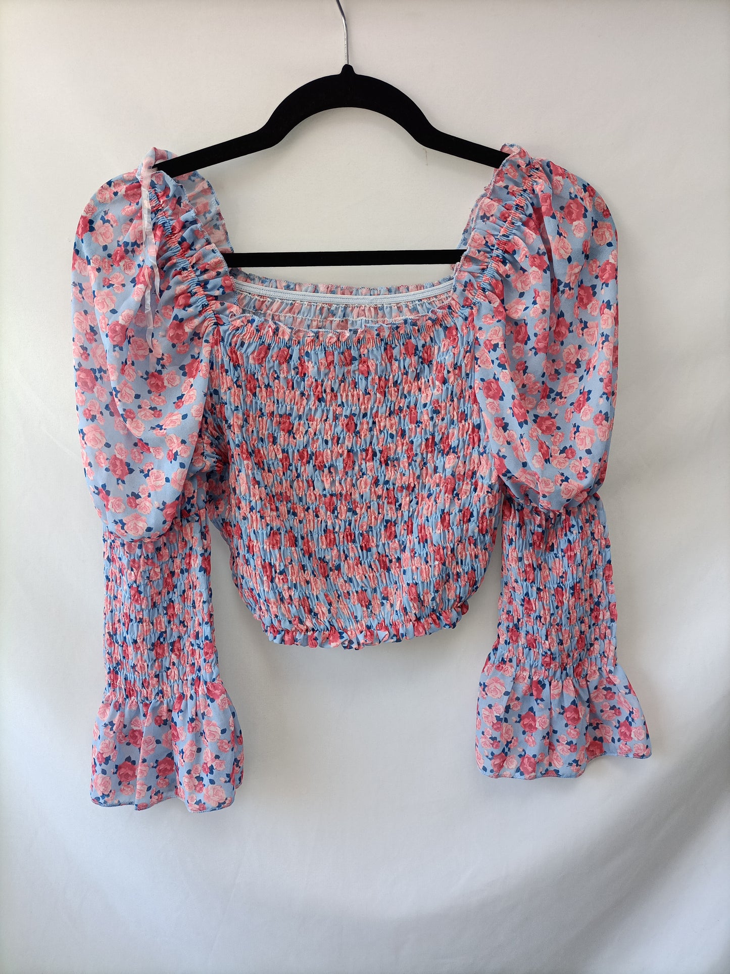 OTRAS.Top nido de abeja mangas T.XS/S