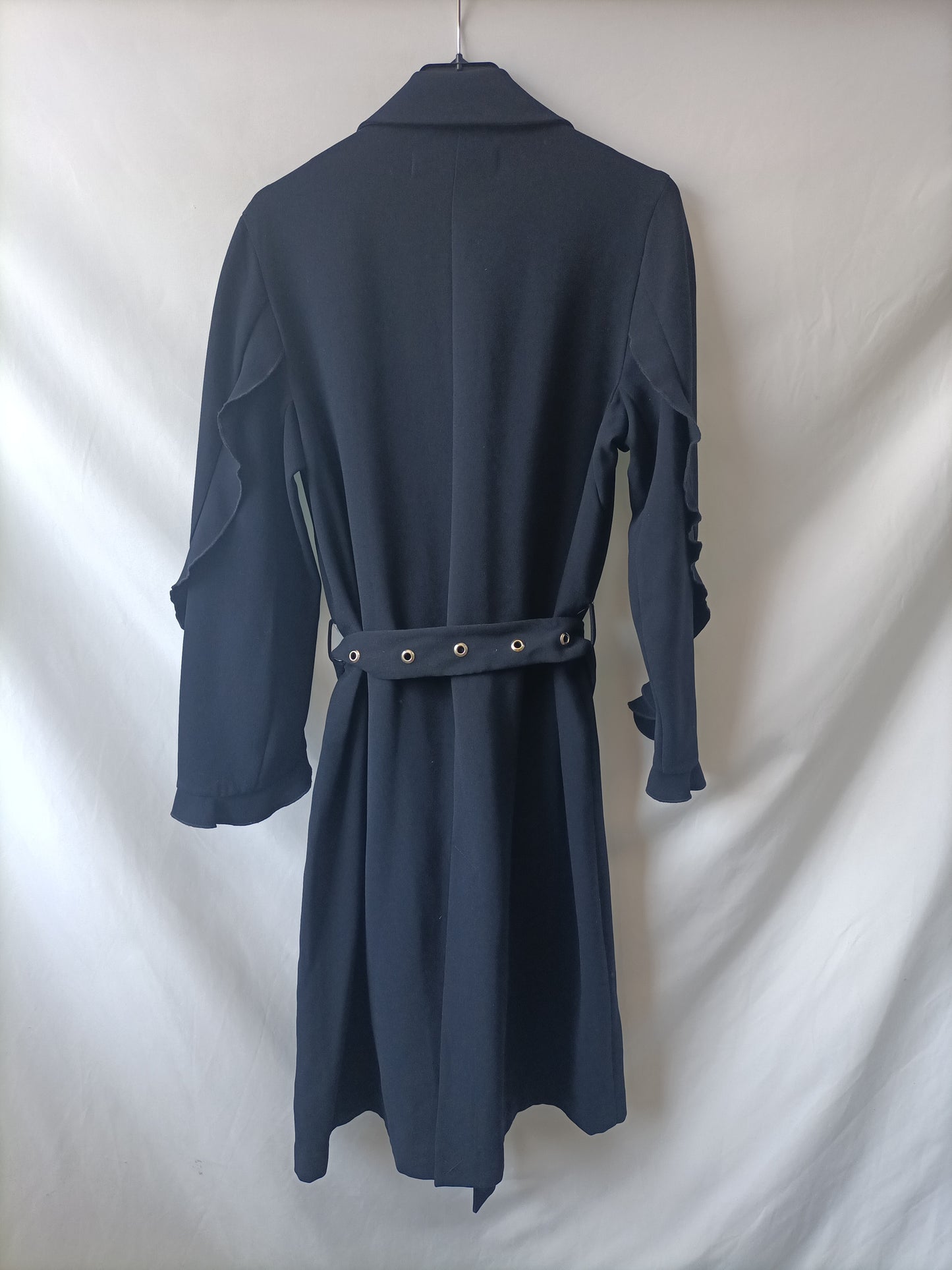 ZARA. Long blue Ts coat