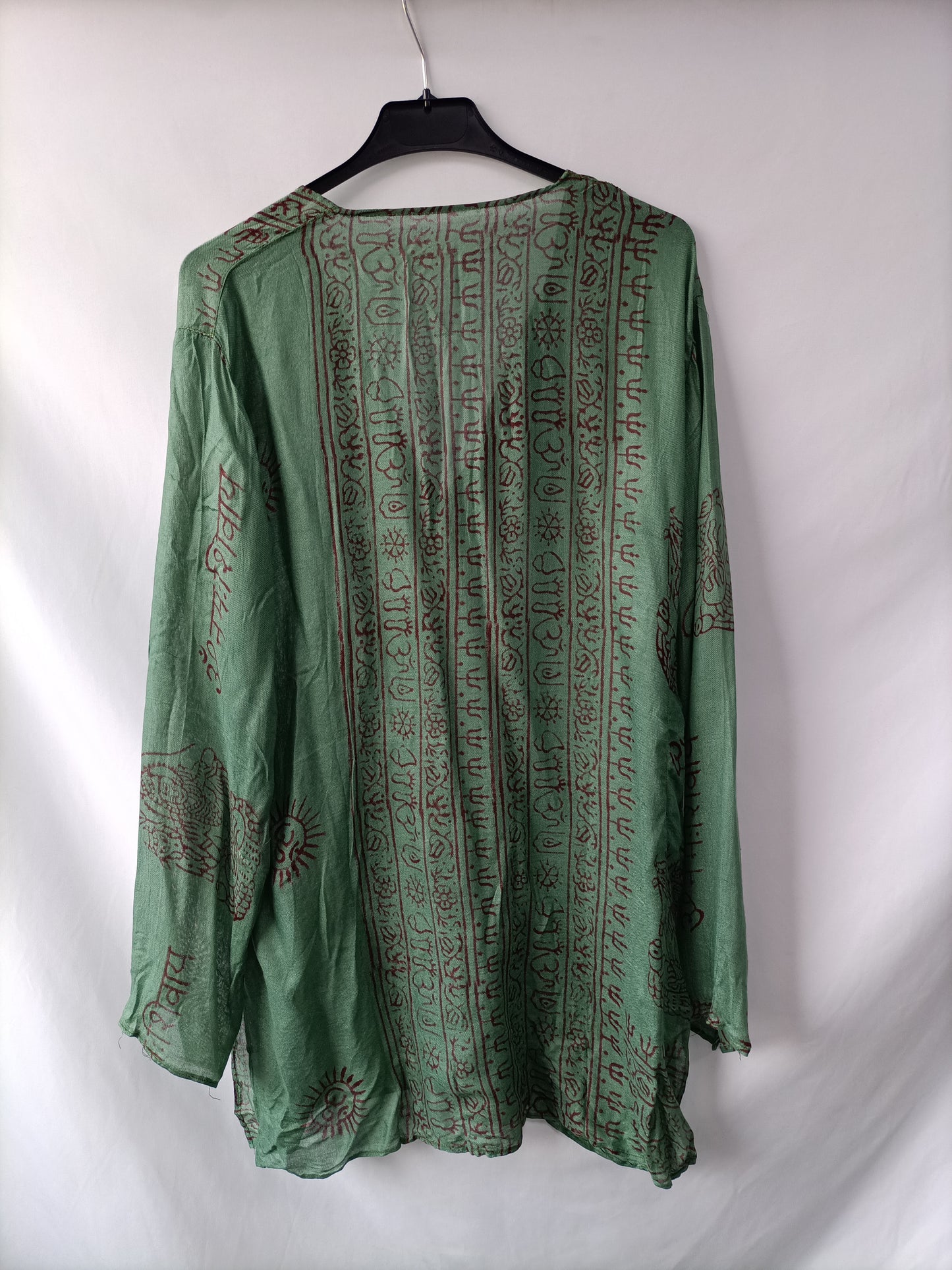 OTRAS. Bluson étnico verde Tu(s/m)