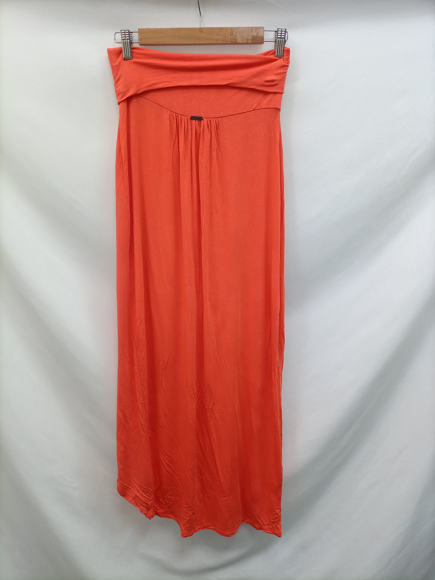 SEAFOLLY. Falda naranja larga T.s