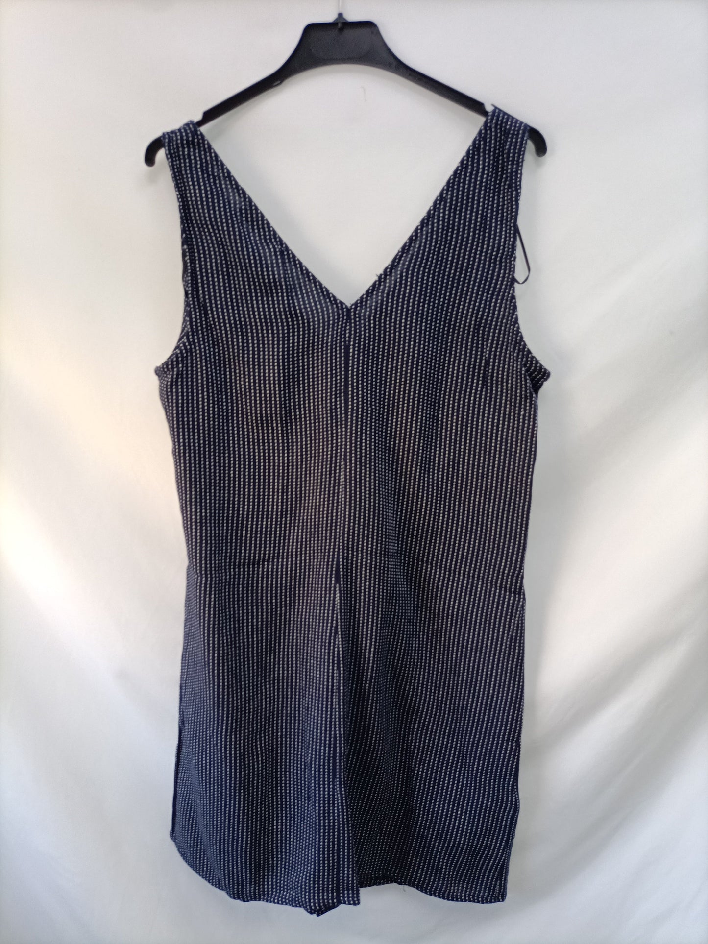 VIOLETA BY MANGO. Vestido corto azul T.S