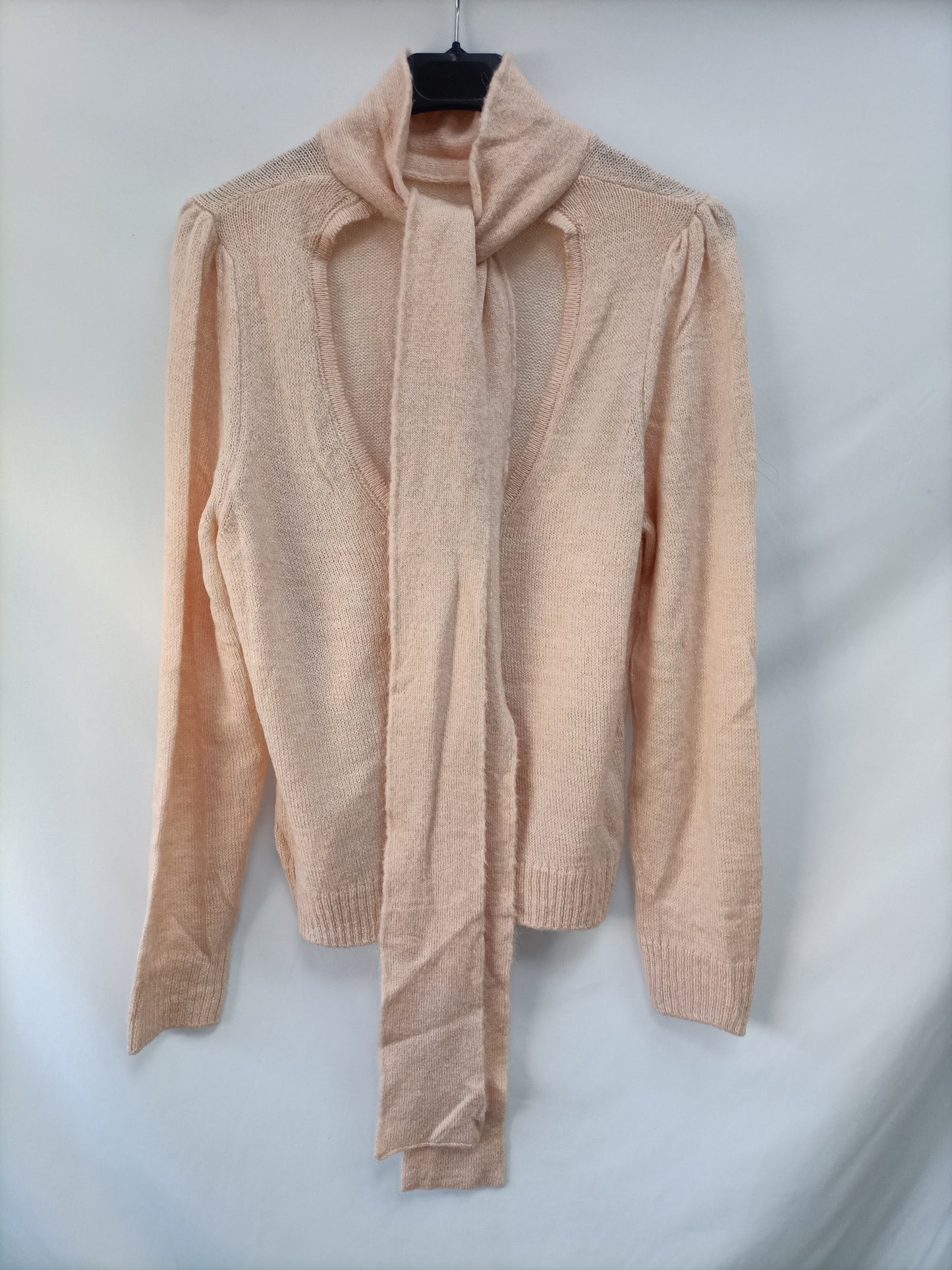 MANGO. Jersey rosa Espalda T.m