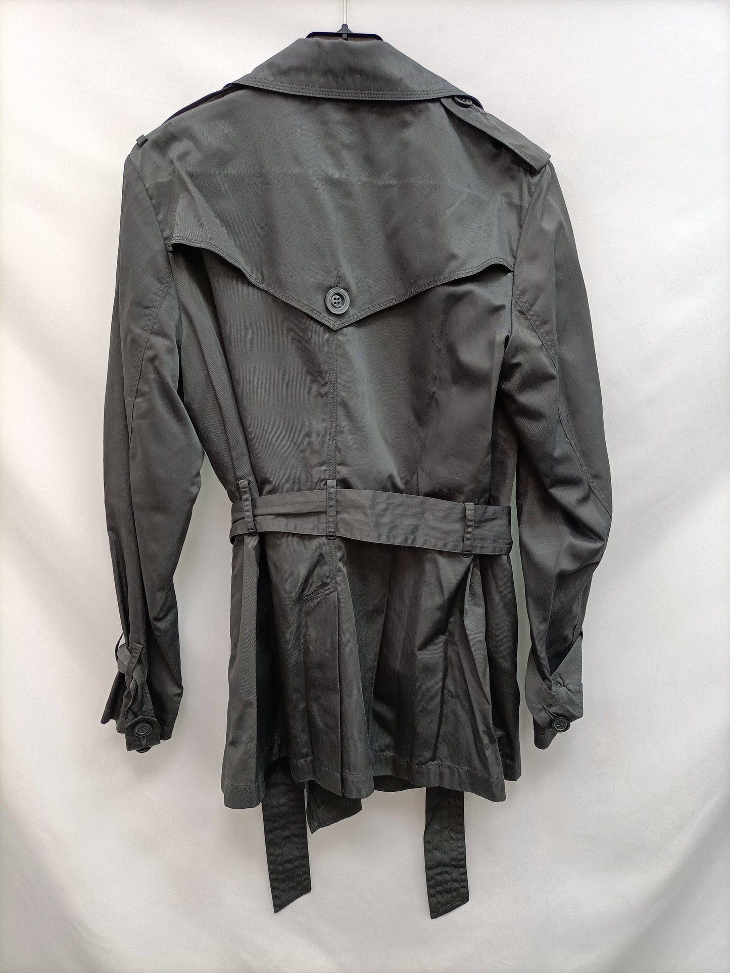 TRUCCO. Greenish grey trench coat size 38