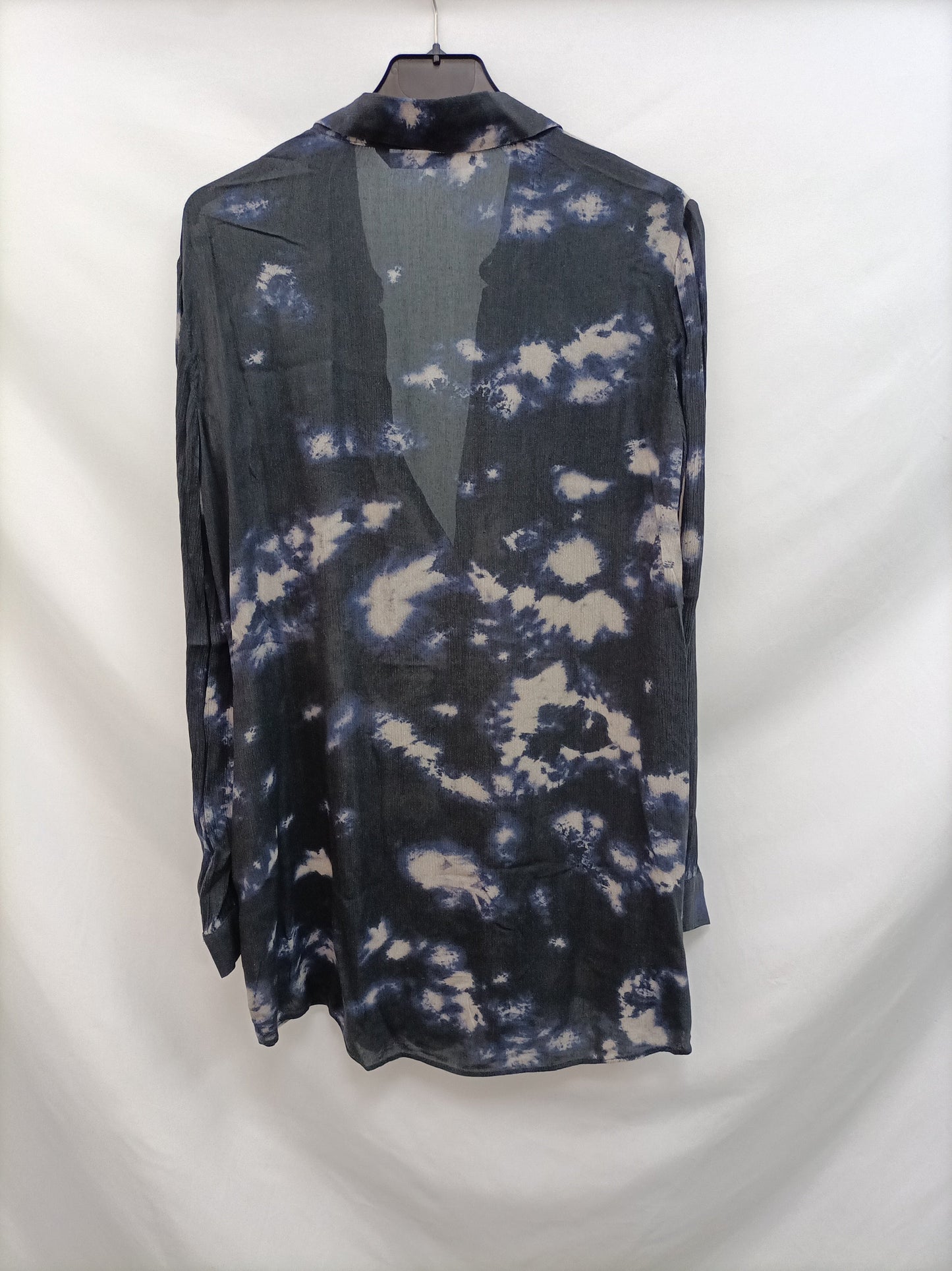 ZARA. Long tie-dye blouse T.xs
