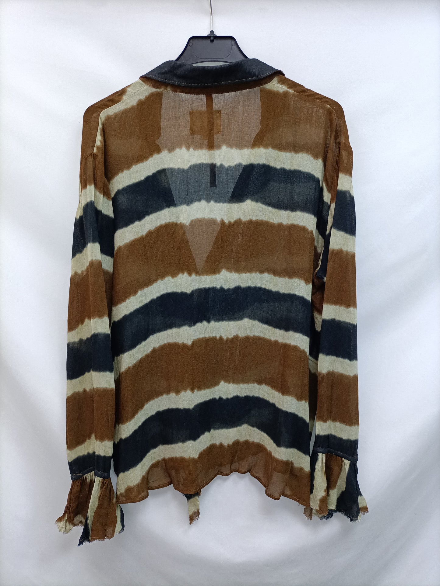 DIEGA. Blusa fluida rayas T.s