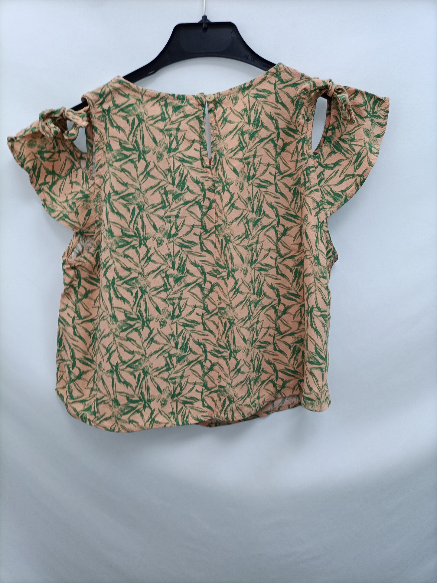 MANGO. Top hojas verdes T.s