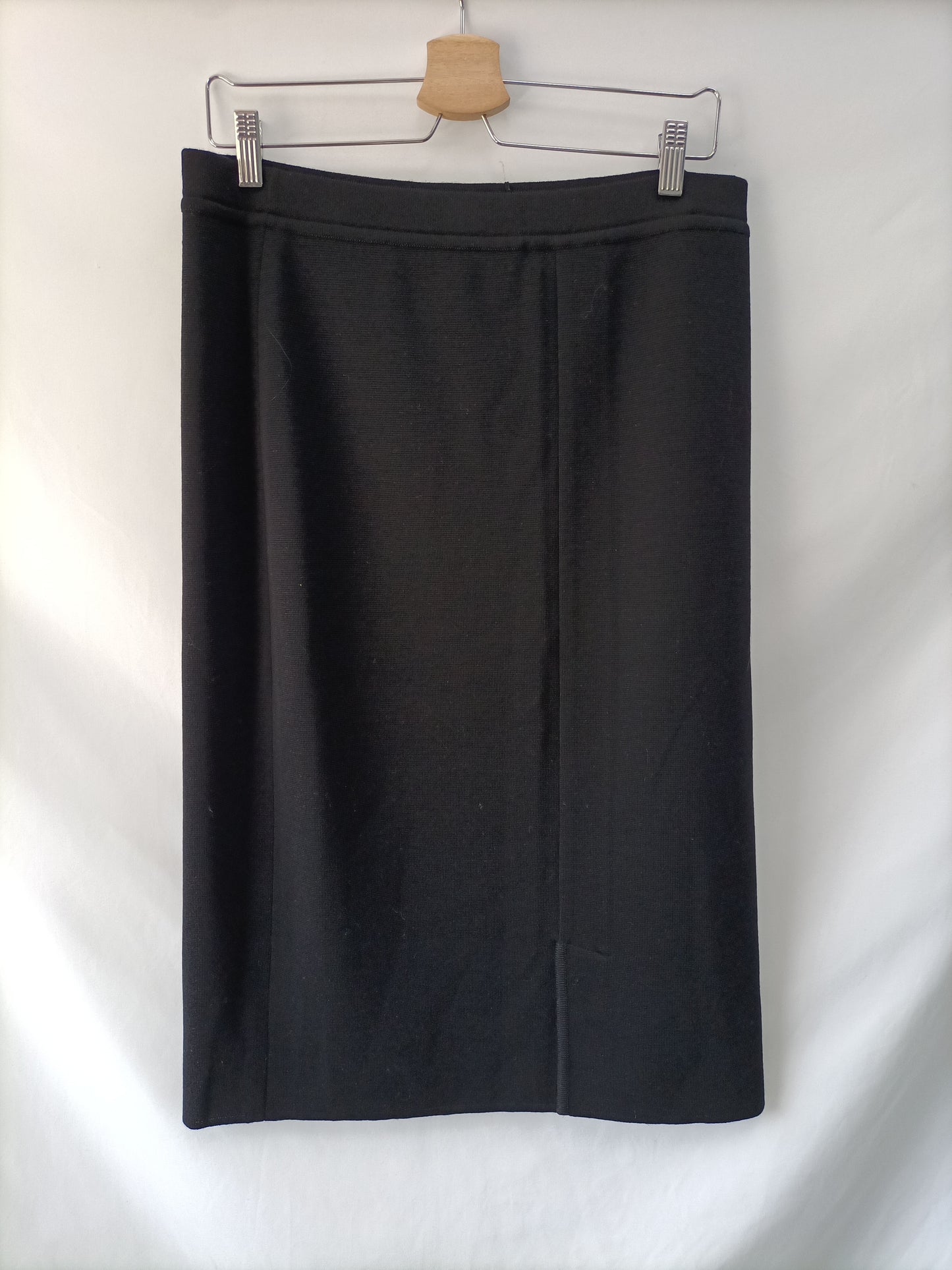 FORESTI. Black knitted skirt T.48