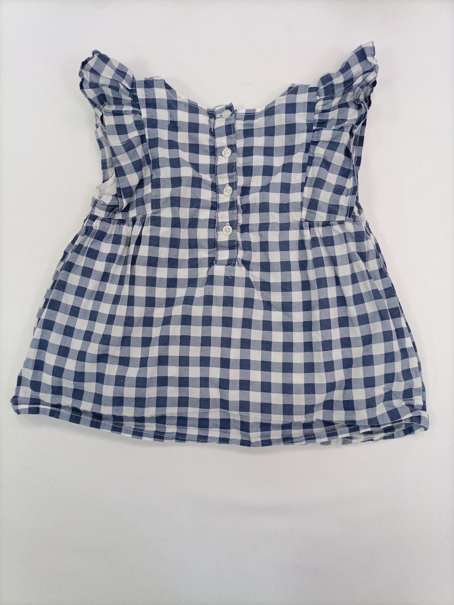 PRIMARK. Blusa cuadros vichy T.18-24 meses