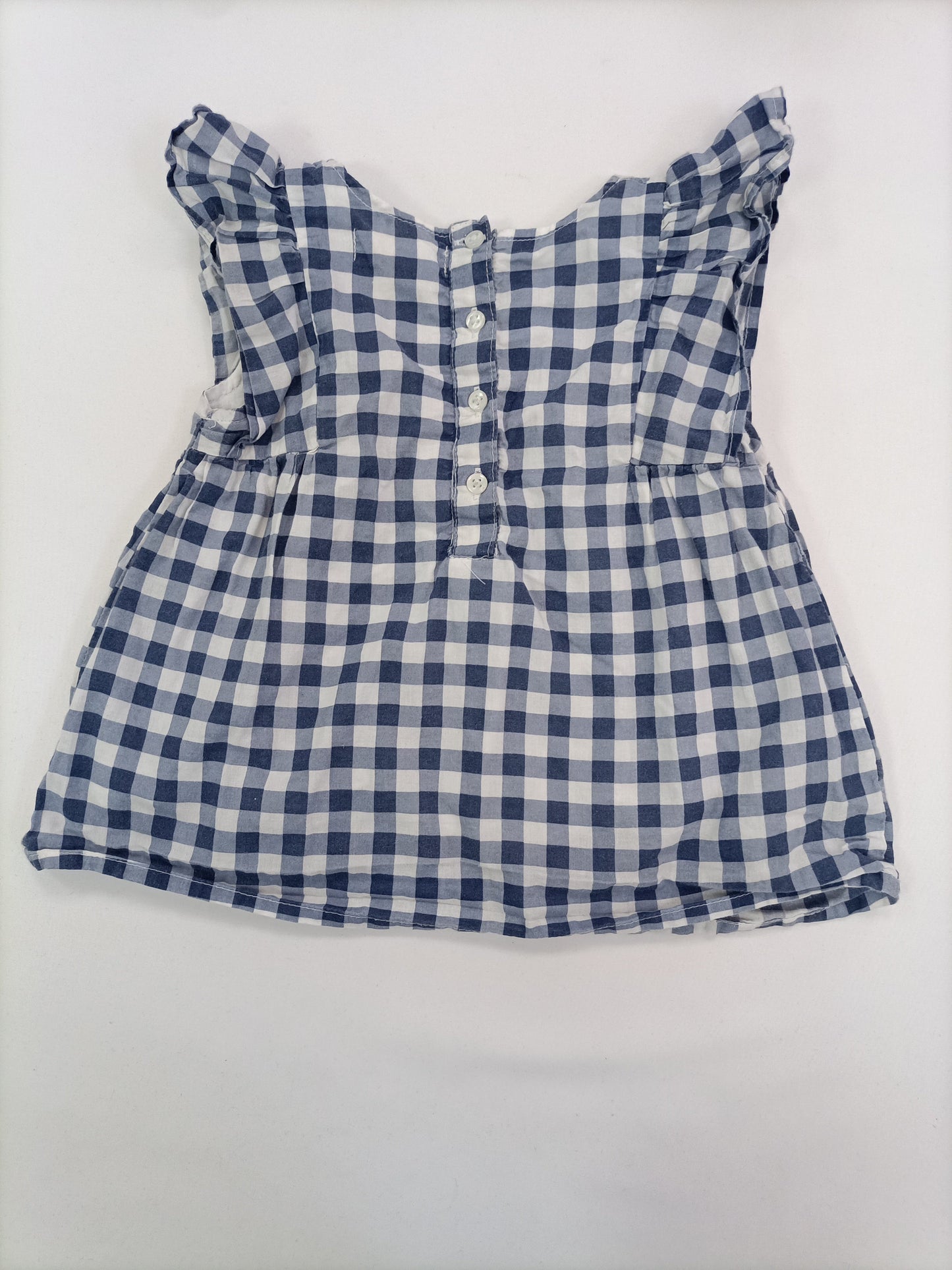 PRIMARK. Gingham blouse, sizes 18-24 months