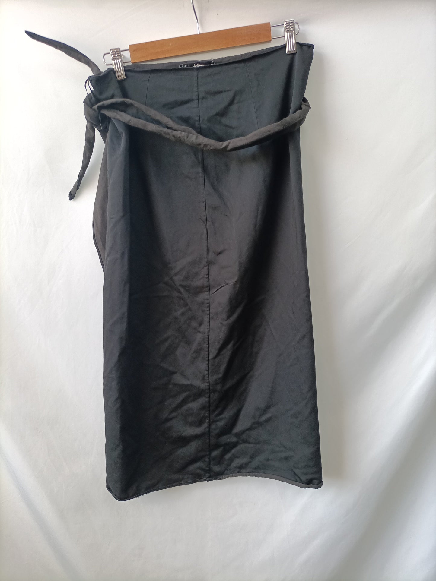 MANGO.Falda midi tipo pareo T.s