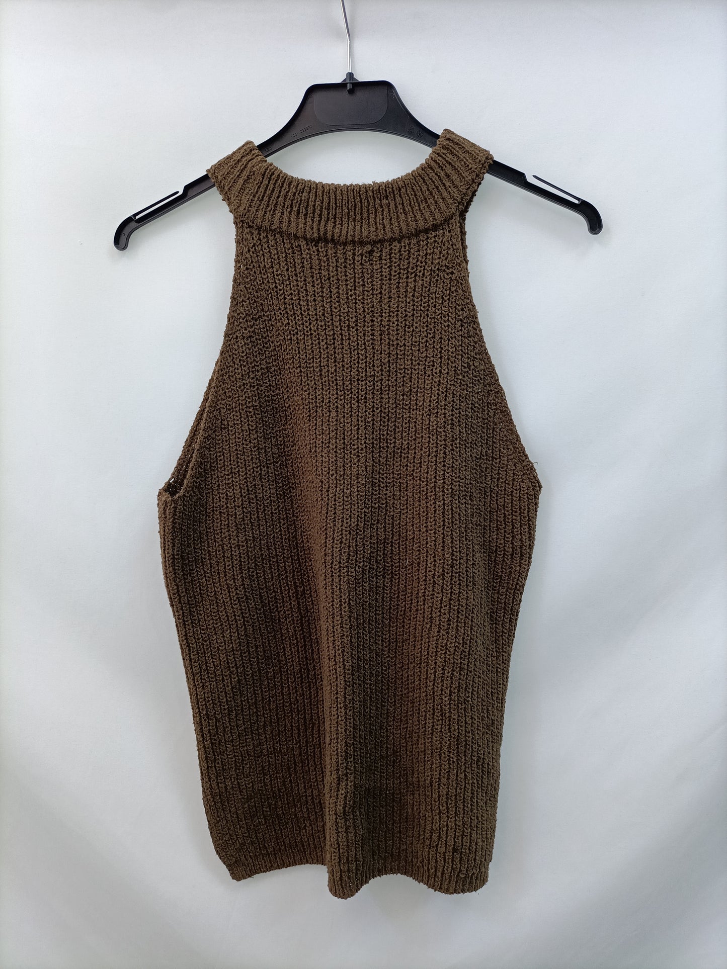 MANGO. Top punto halter T.l