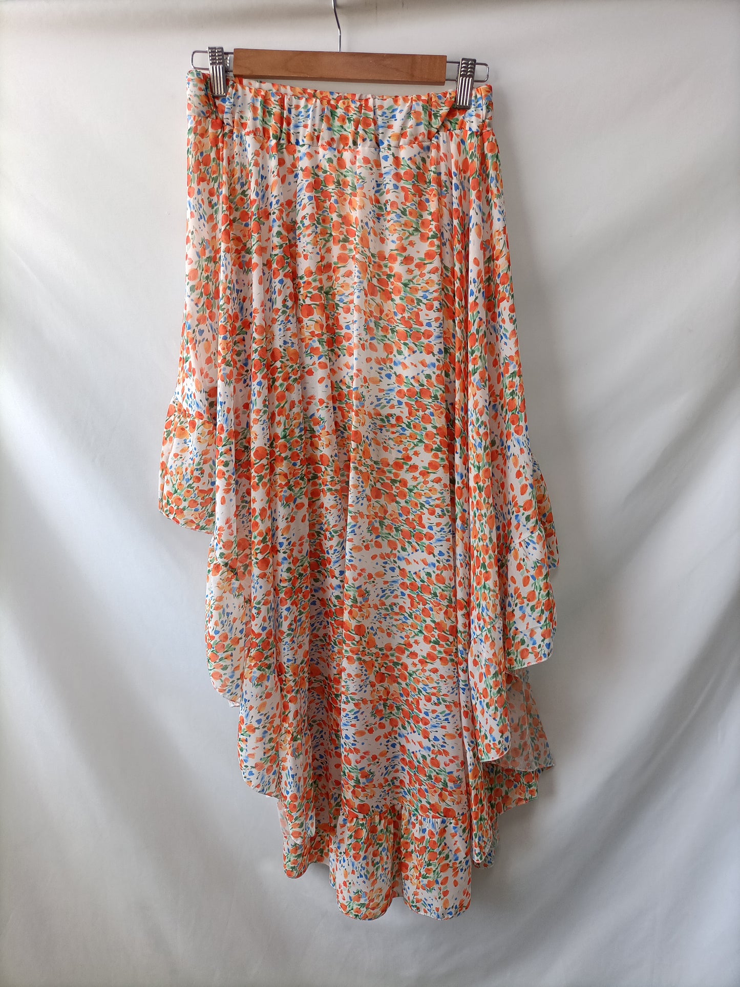 SERNA. Asymmetric floral skirt Your(s)