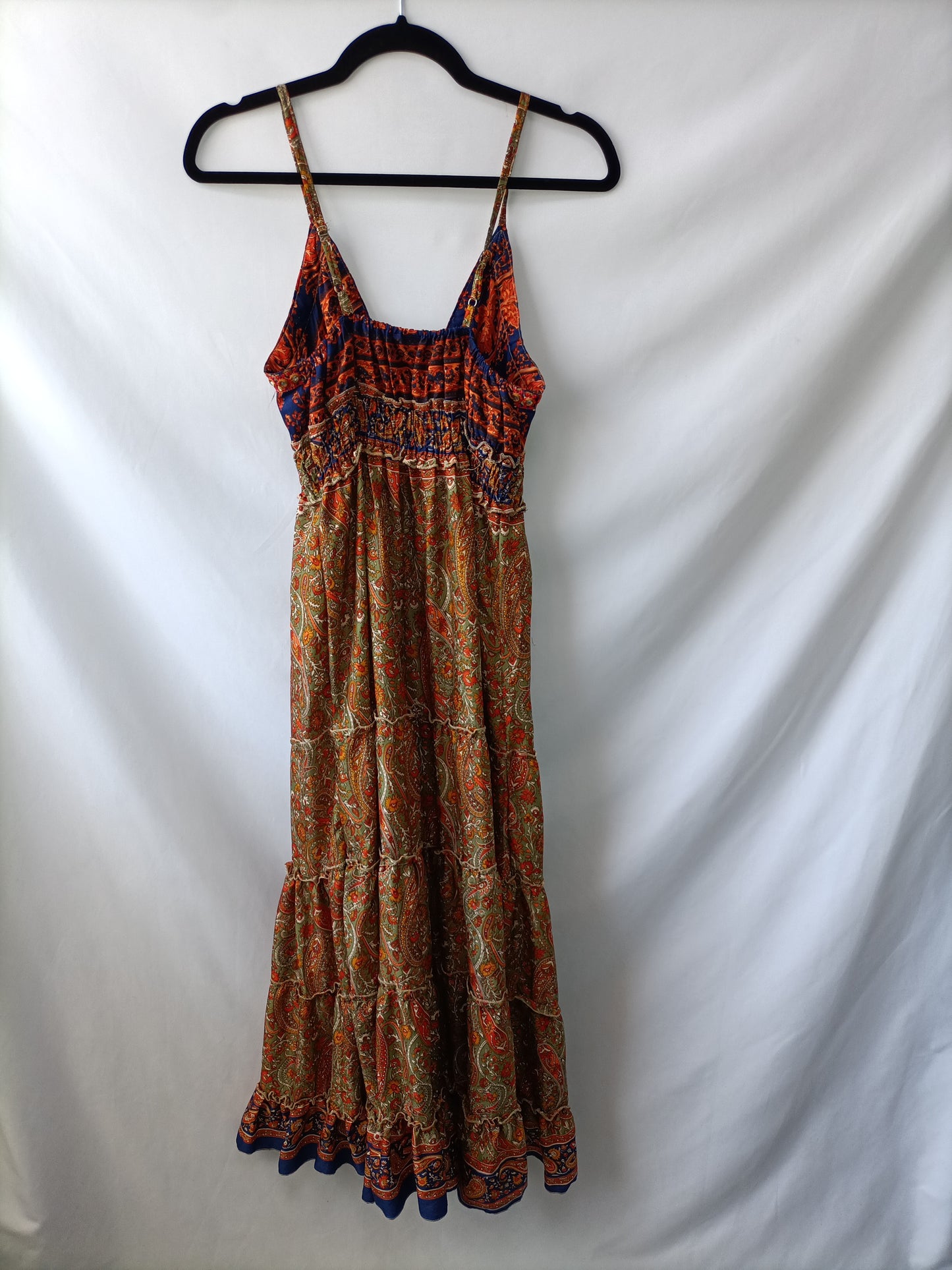 OTRAS. Vestido largo fluido seda T.s/m