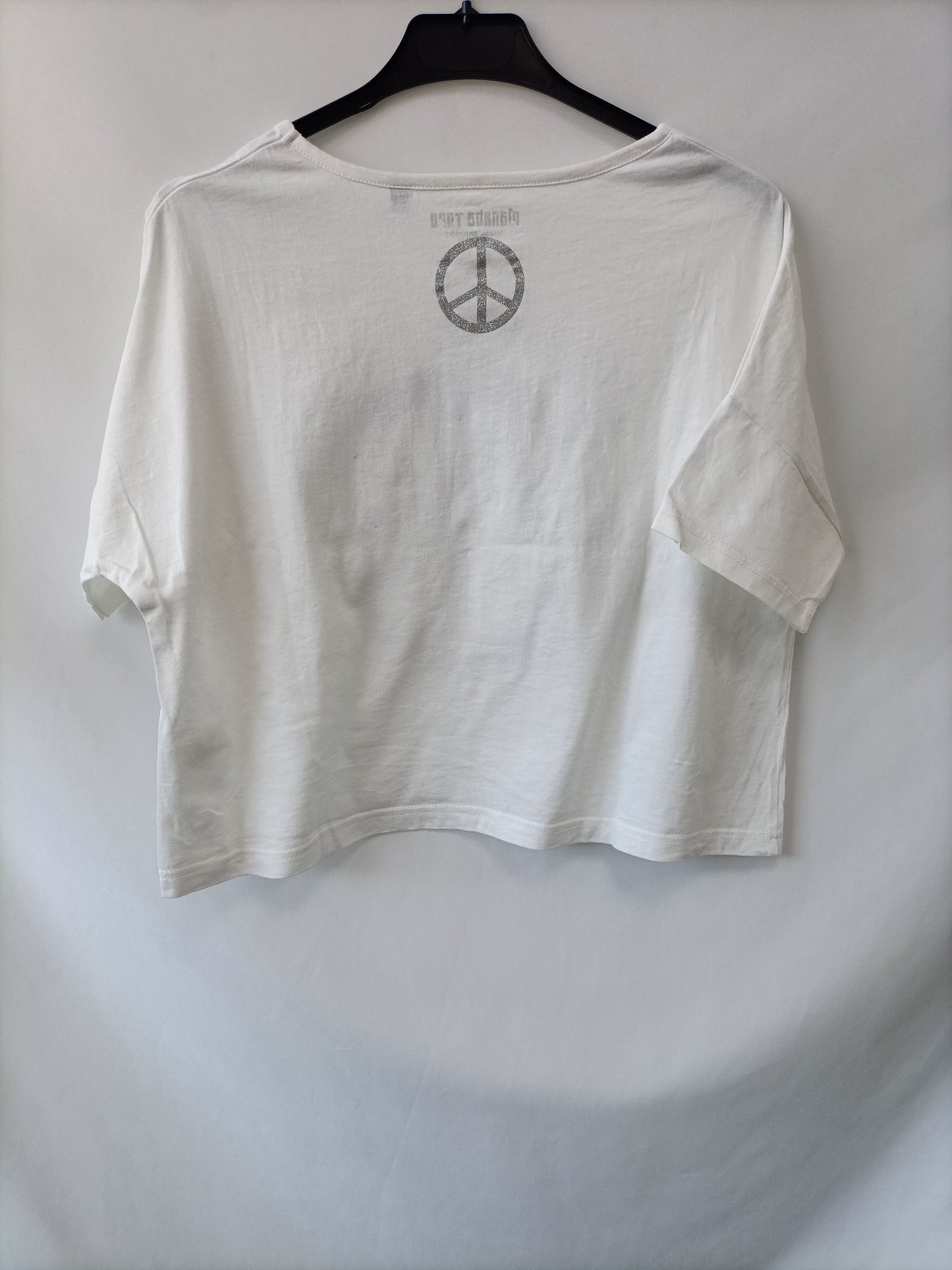 PLANETA TORO. Camiseta blanca peace T.m