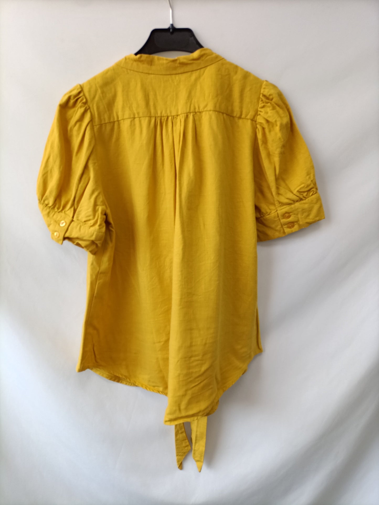 PEPA LOVES. Blusa lino mostaza T.l