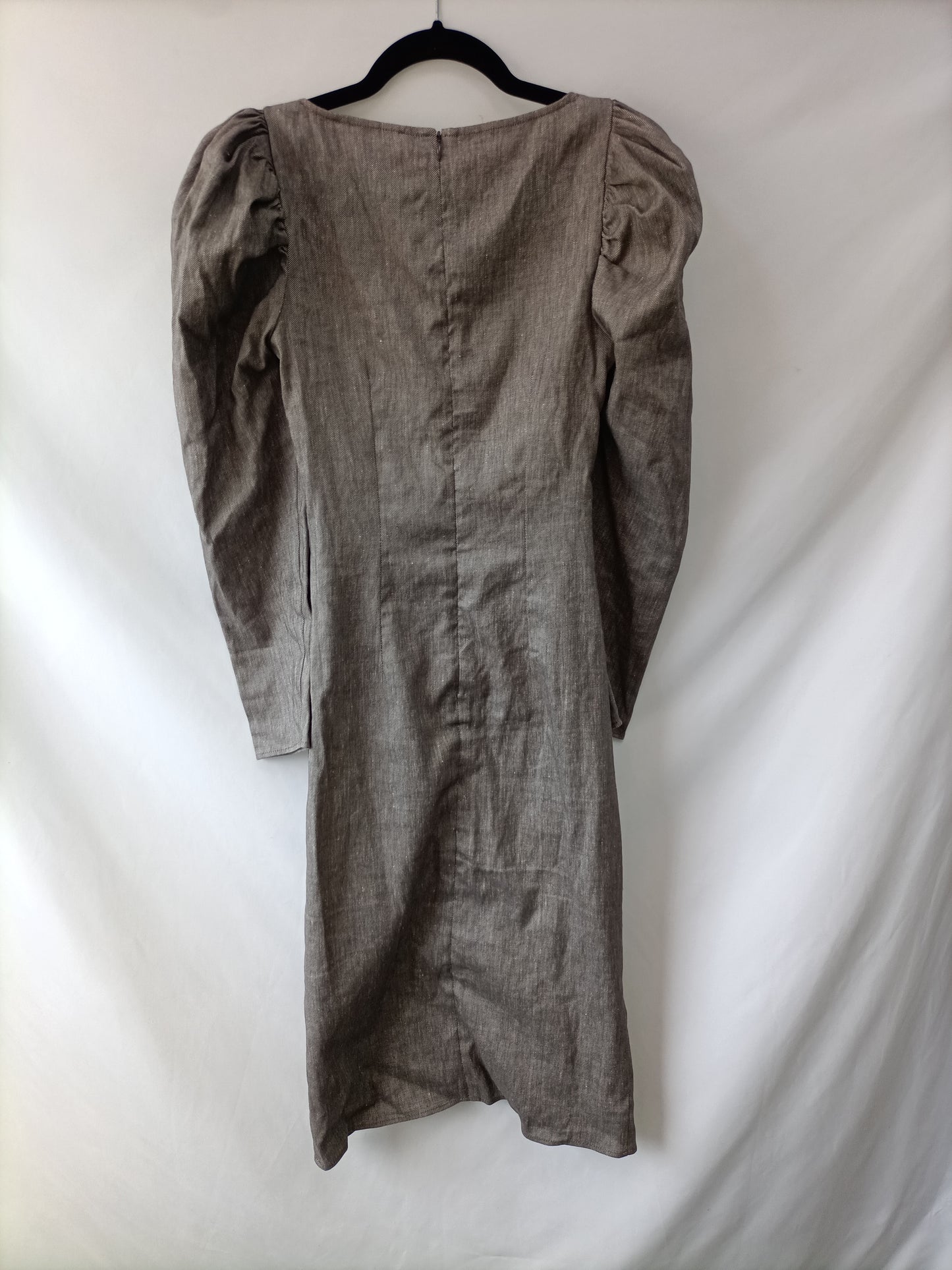 UTERQUE.Ts gathered midi dress