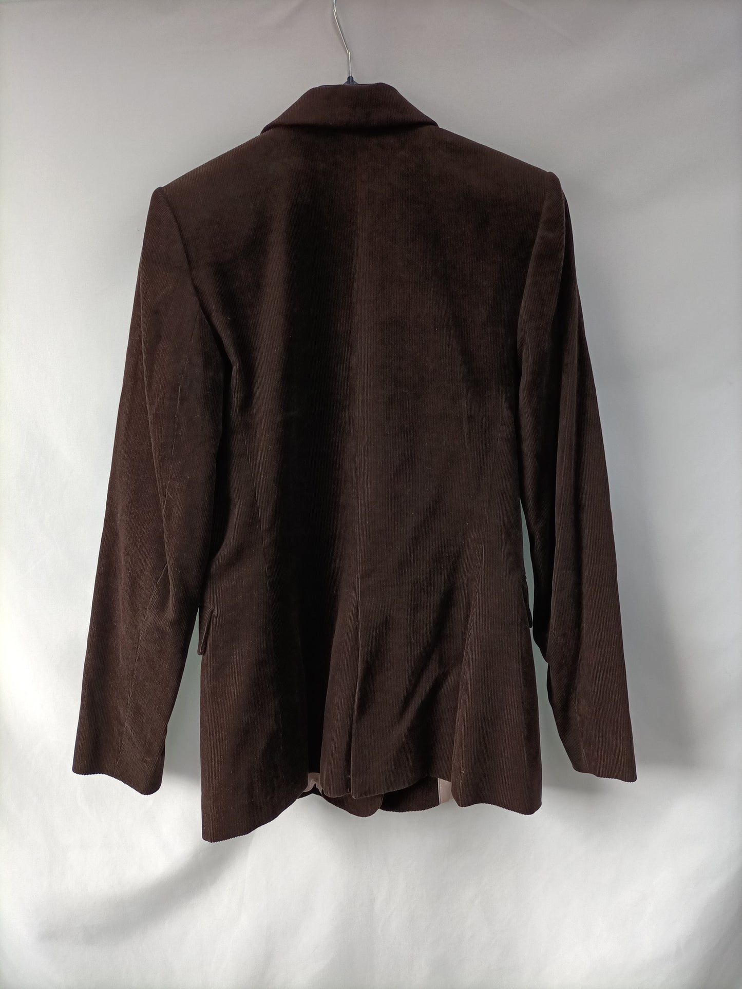 MANGO. Blazer marrón de pana T.xs