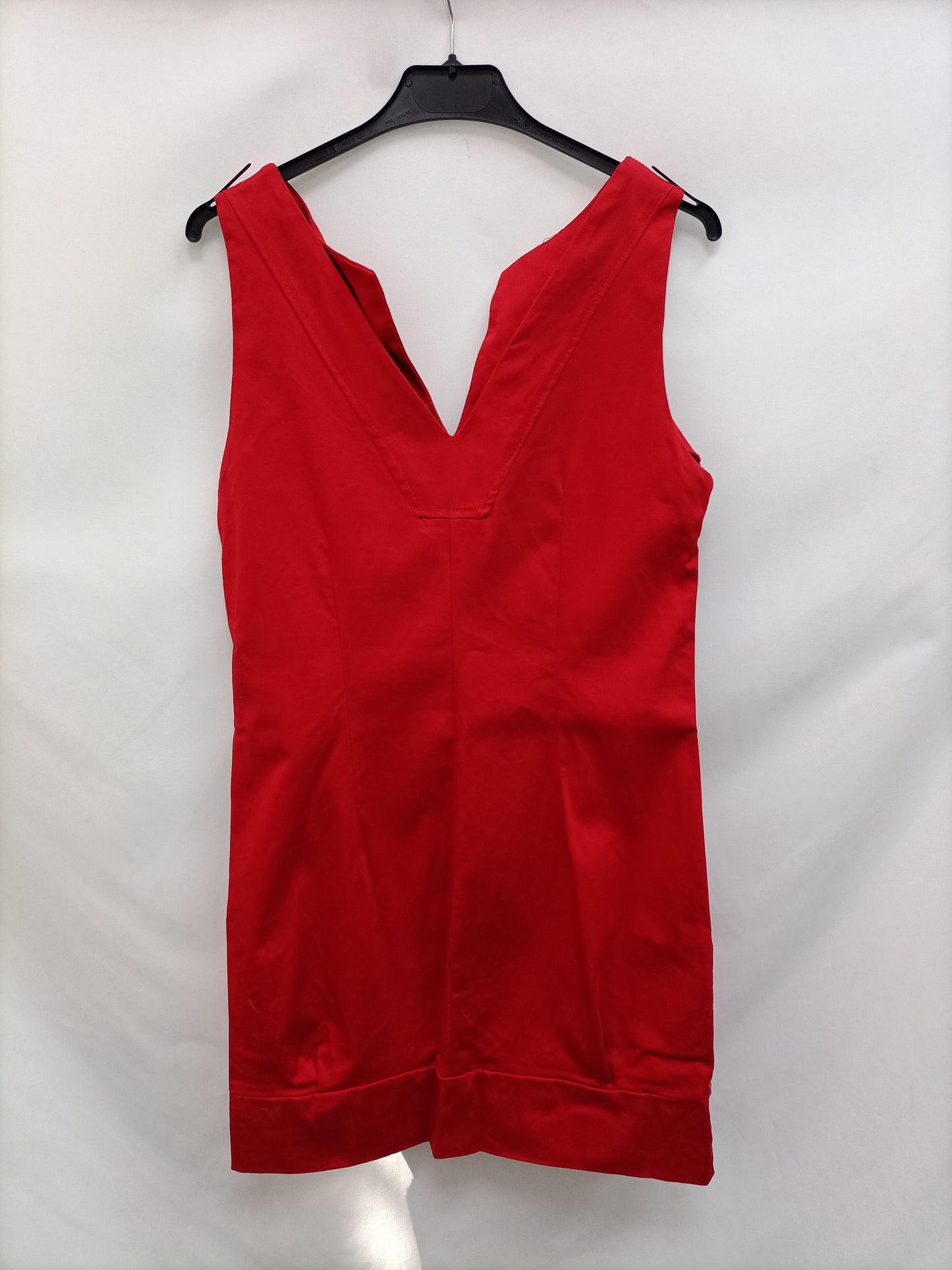 CEREZAS.Vestido corto rojo T.40