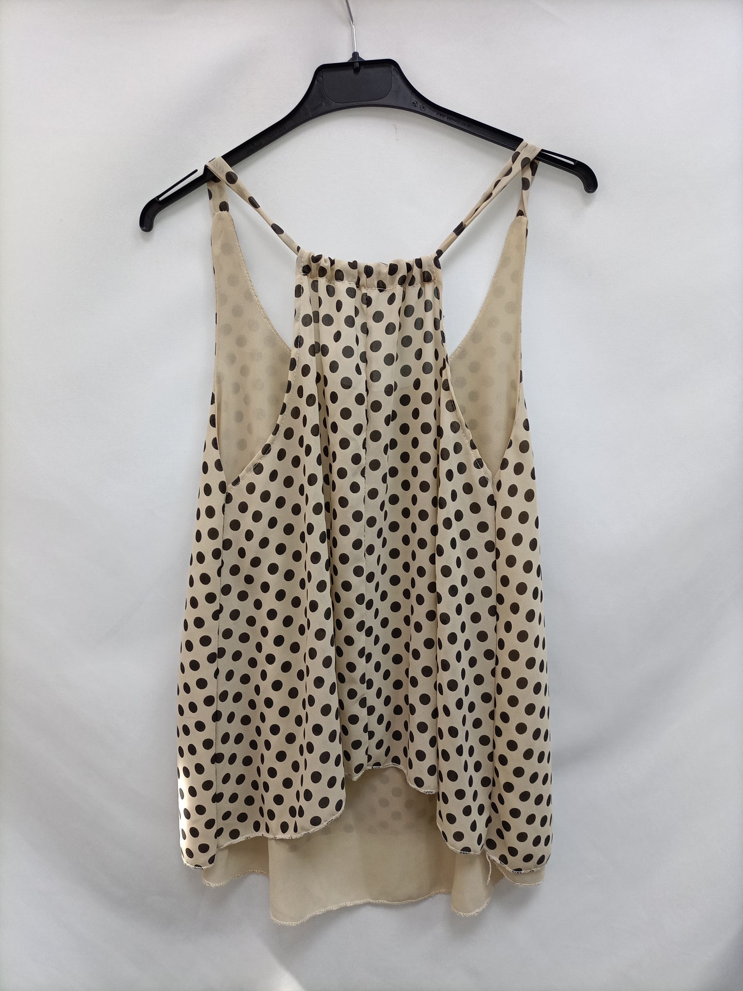 OTRAS.Top beige lunares TU (M/L)