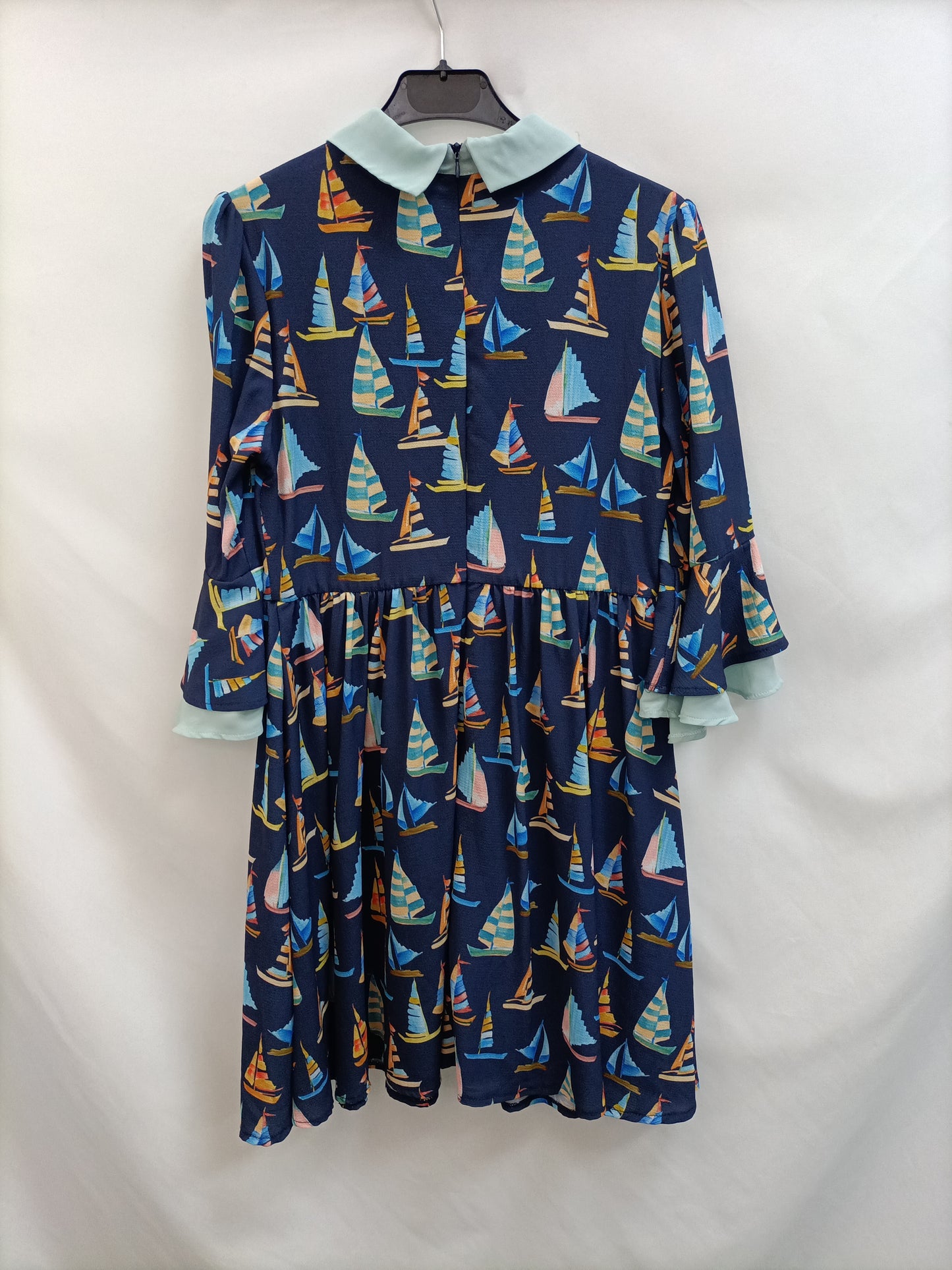 MARIBEL RUIZ. Vestido barcos T.40