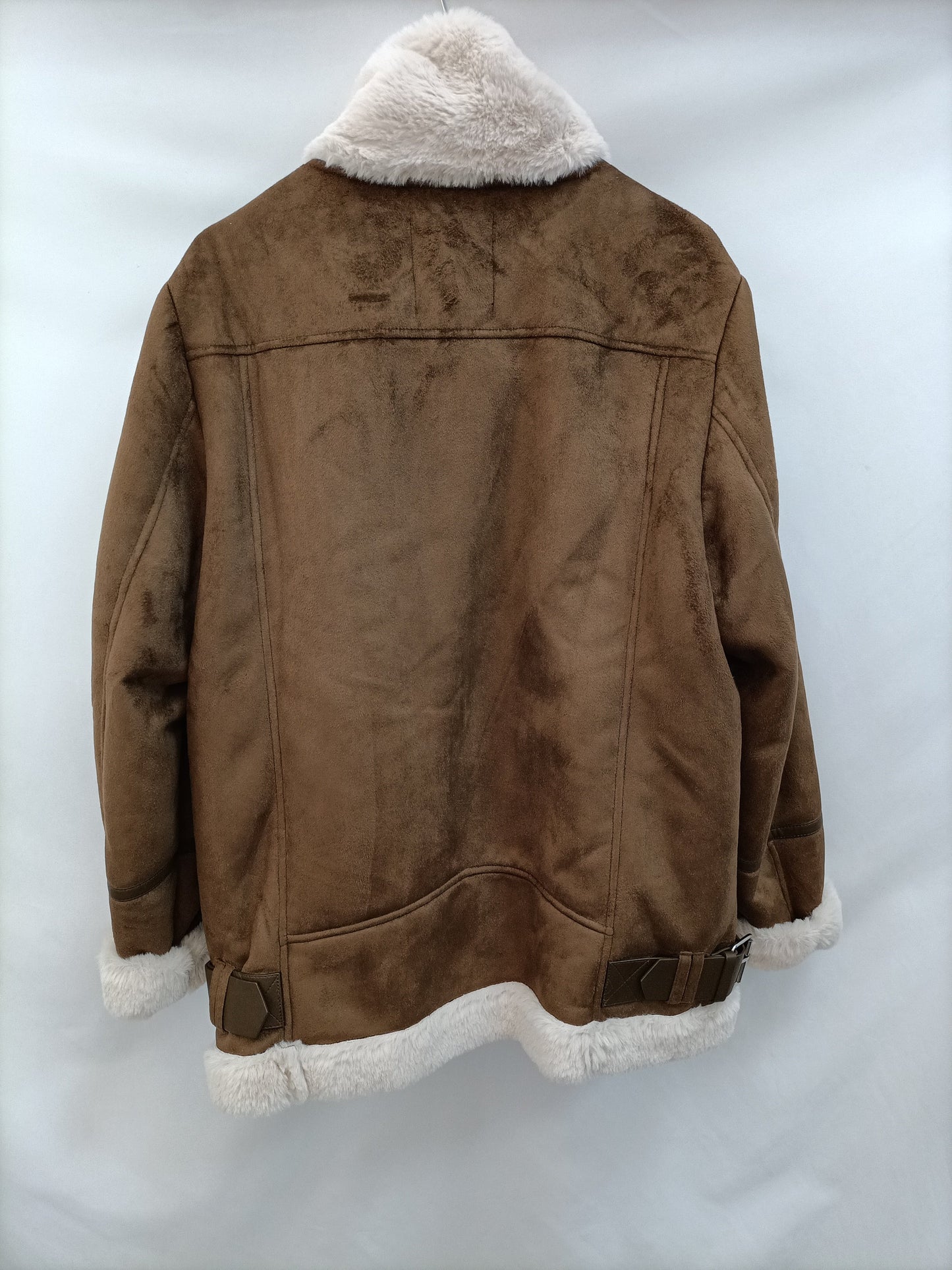 PULL&BEAR. Biker antelina y borrego T.m