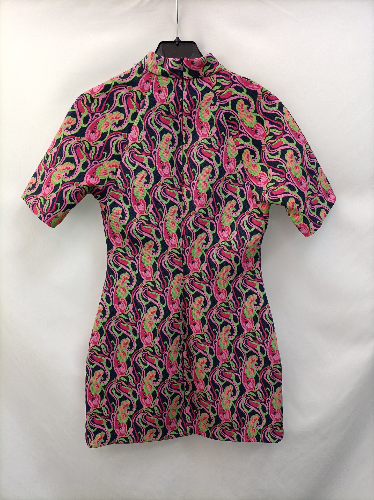 ZARA.Vestido tejido neopreno T.S