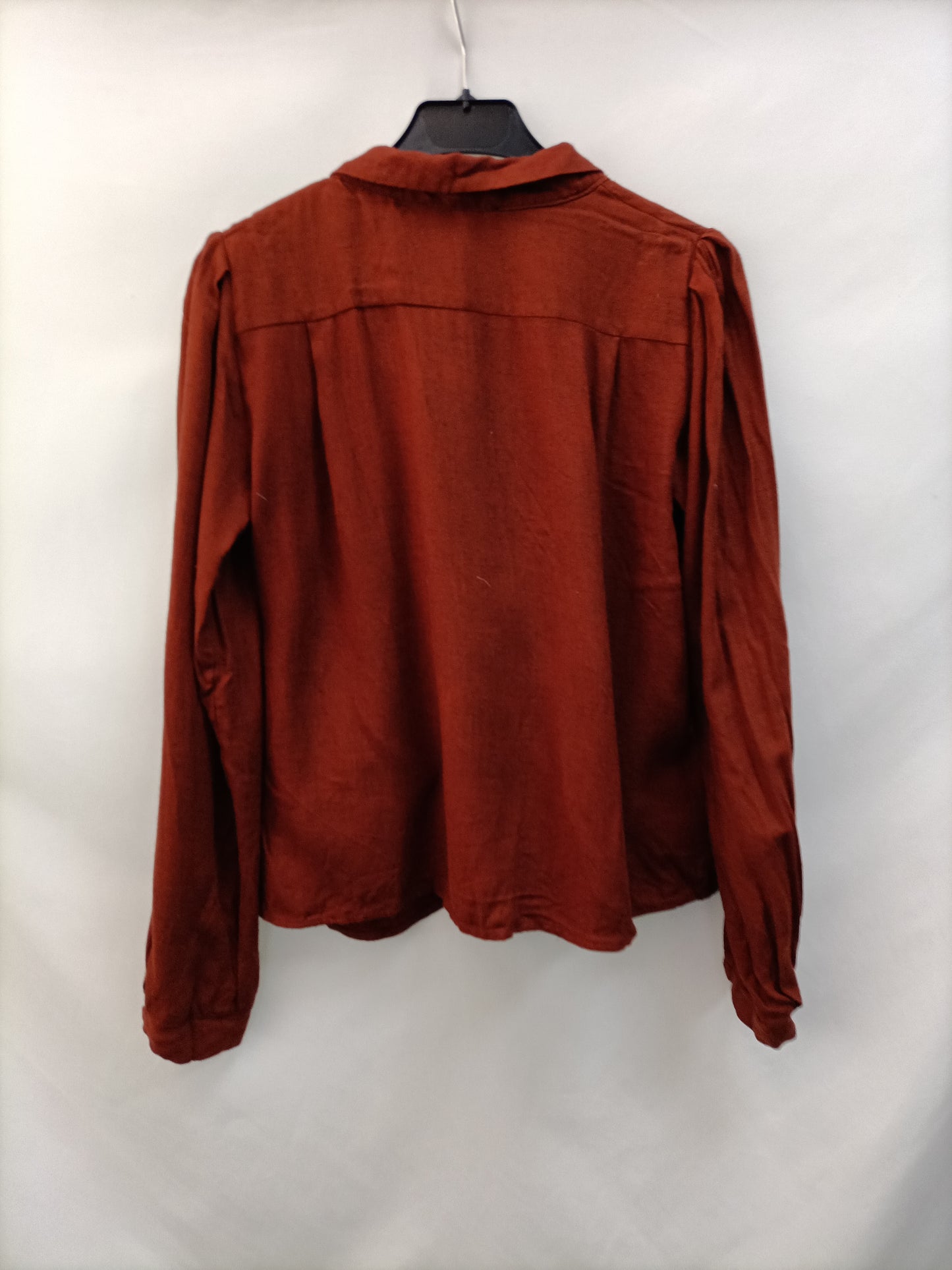 ZARA.Blusa teja cruzada T.m