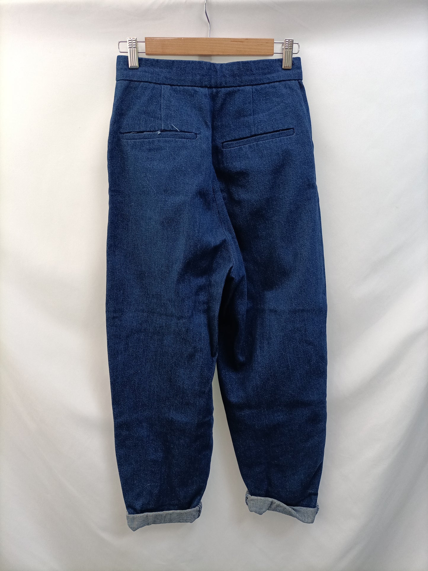 ZARA.Jeans rectos anchos T.36