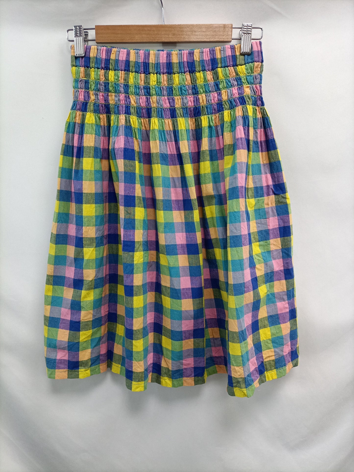 OTRAS.Falda cuadros multicolor TU(S/M)