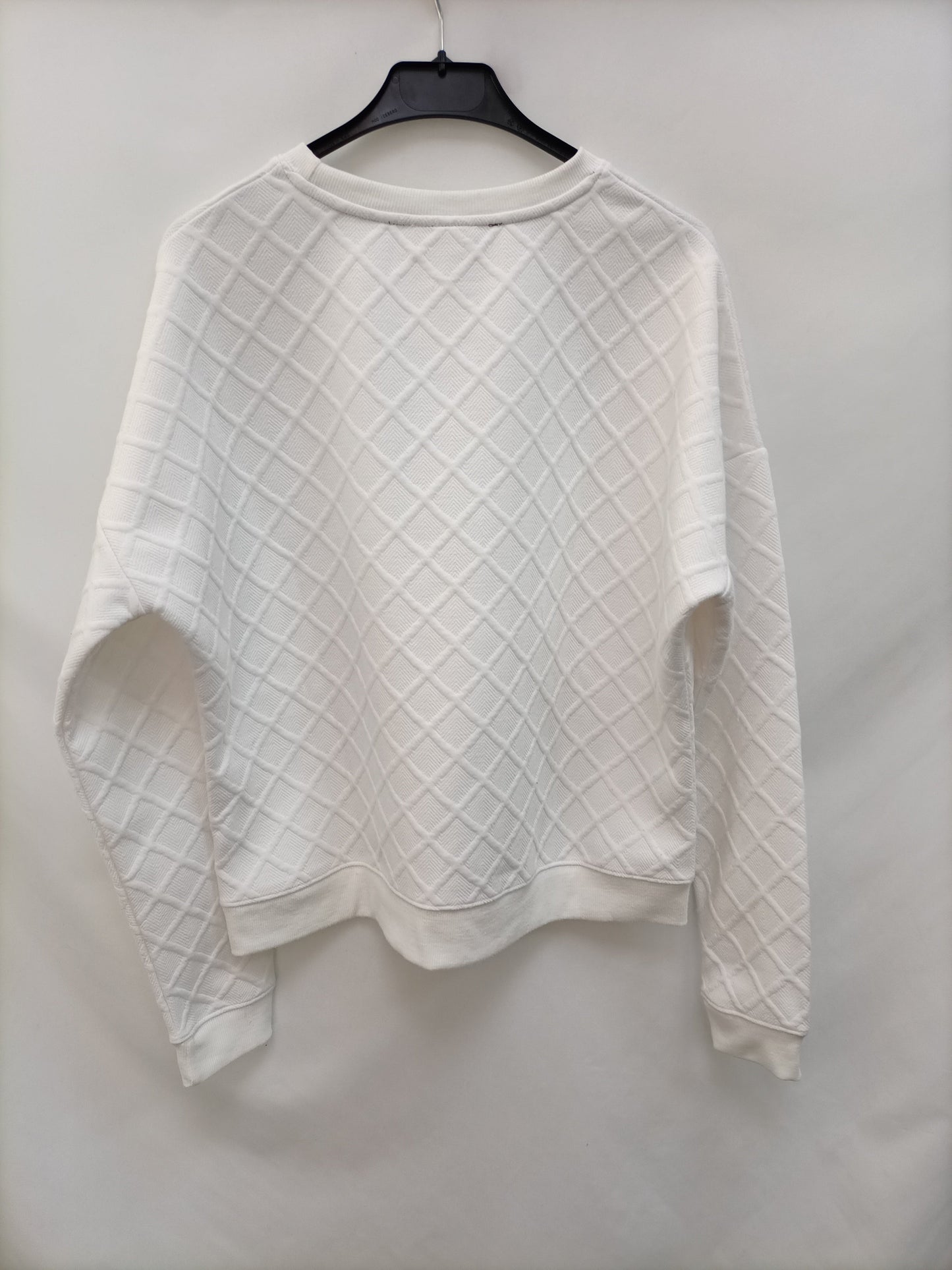 ALCOTT. Sudadera blanca T.xl (m/l)