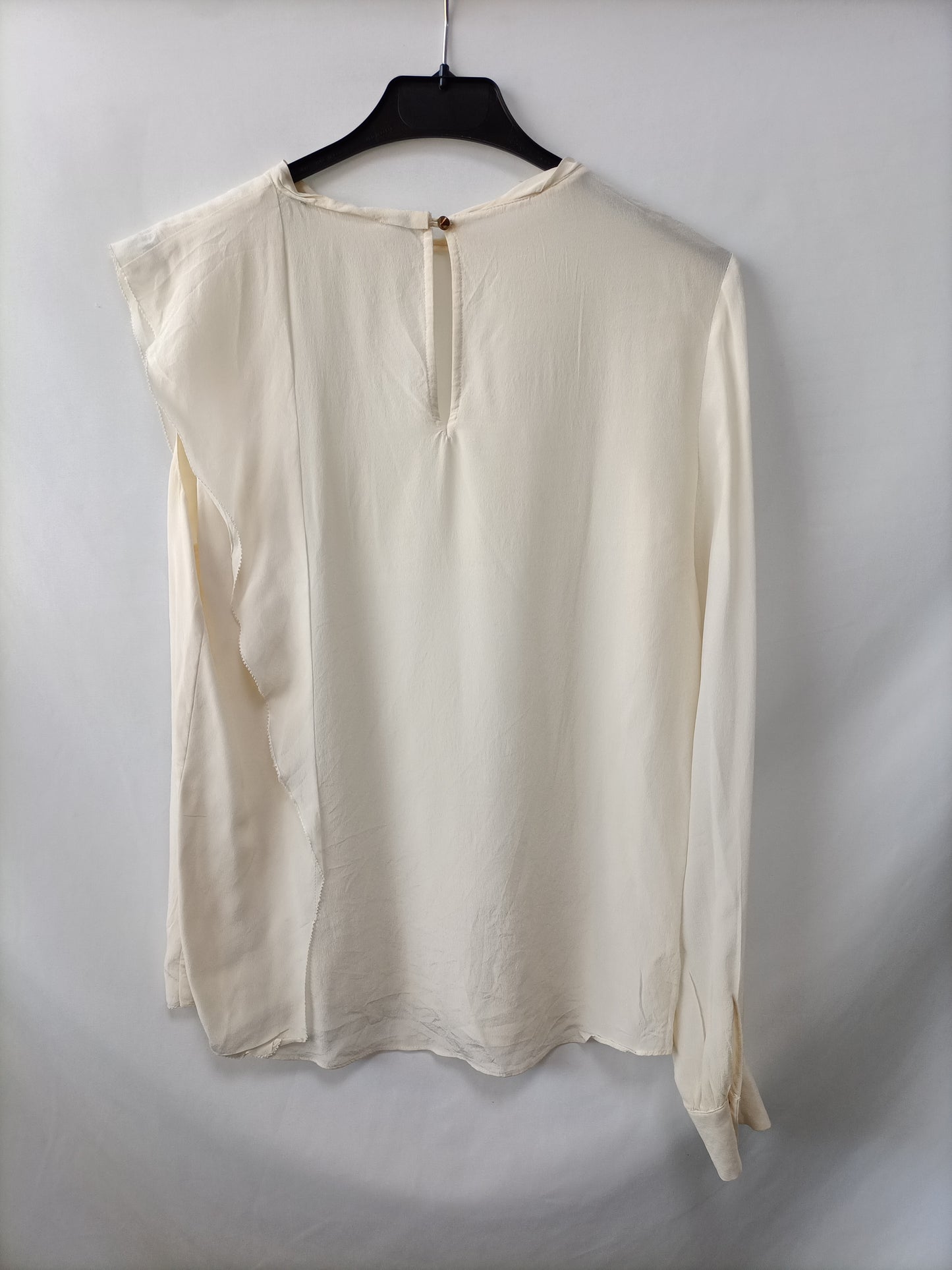 OTHERS. Asymmetrical beige blouse Your(s)
