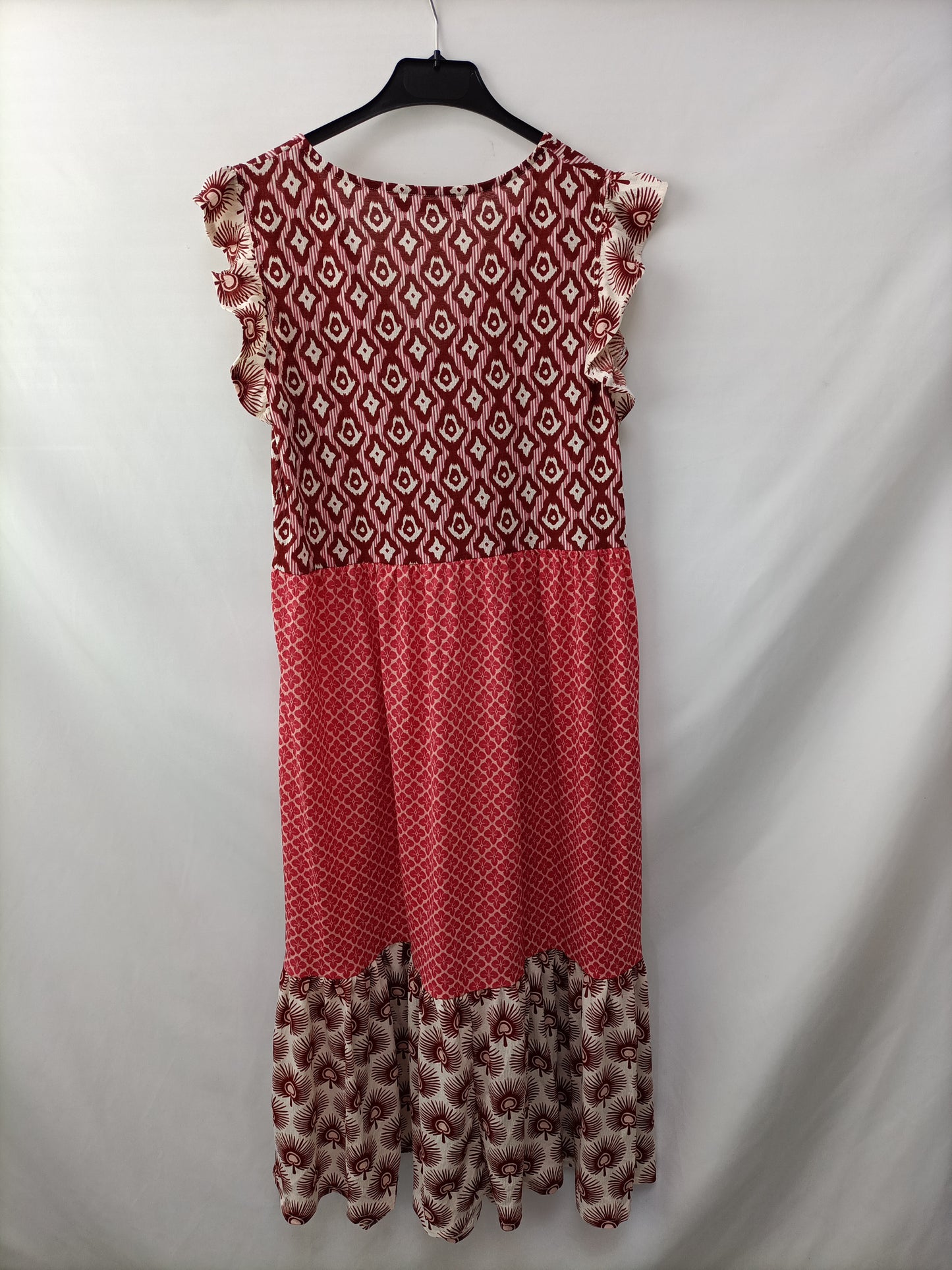 SFERA. Long printed Ts dress