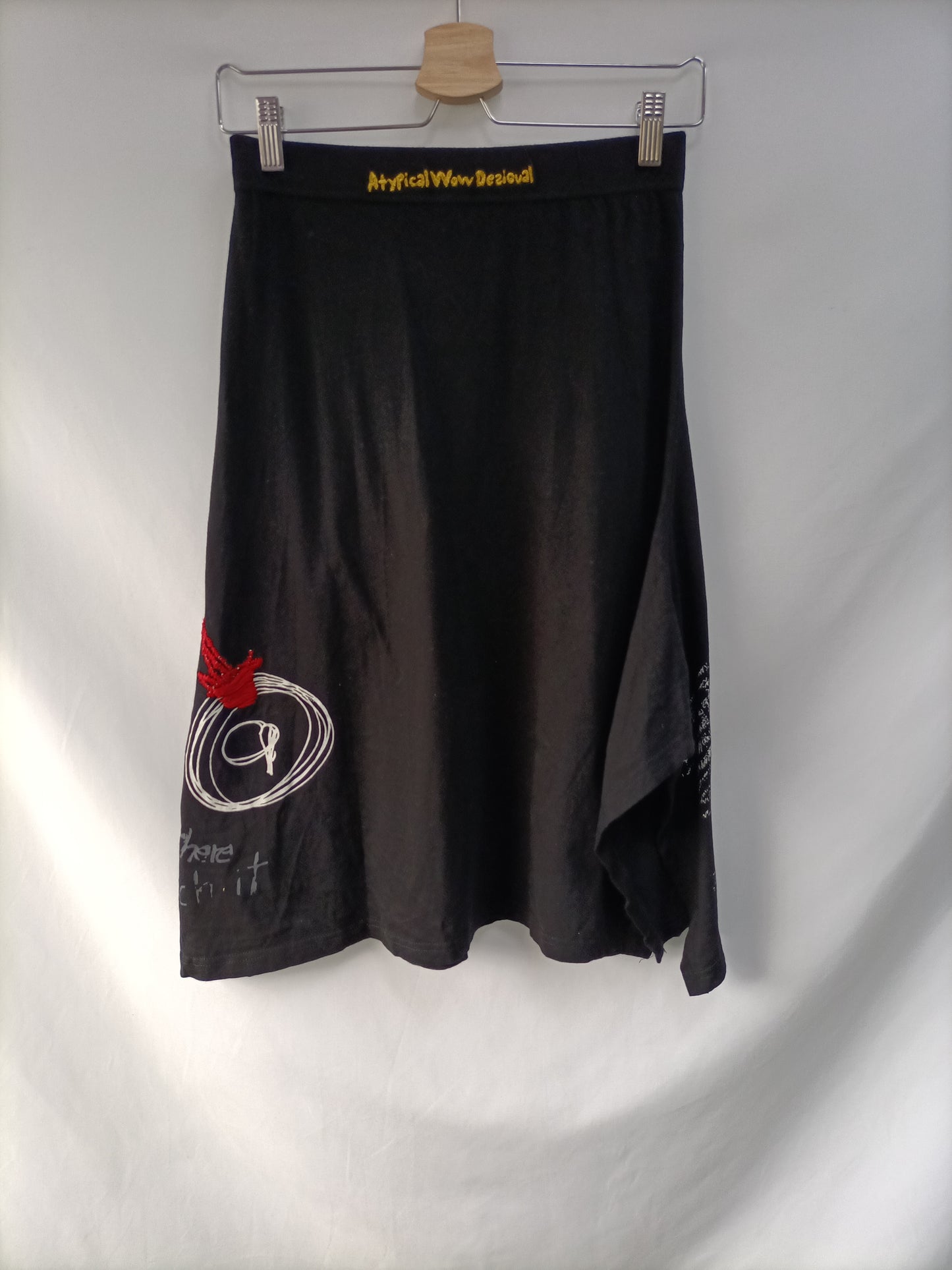 DESIGUAL. Stretch midi skirt S.xs