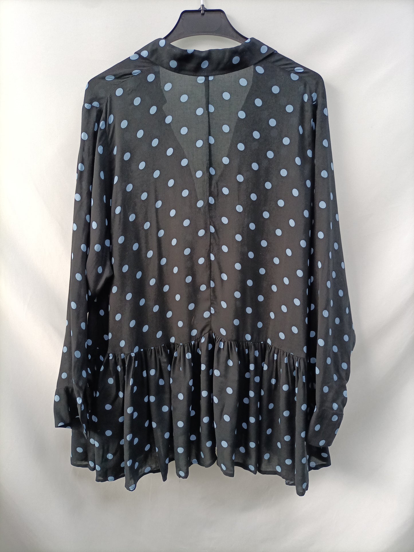 Market. OTRAS. Blusa azul Lunares T.u(s/m)