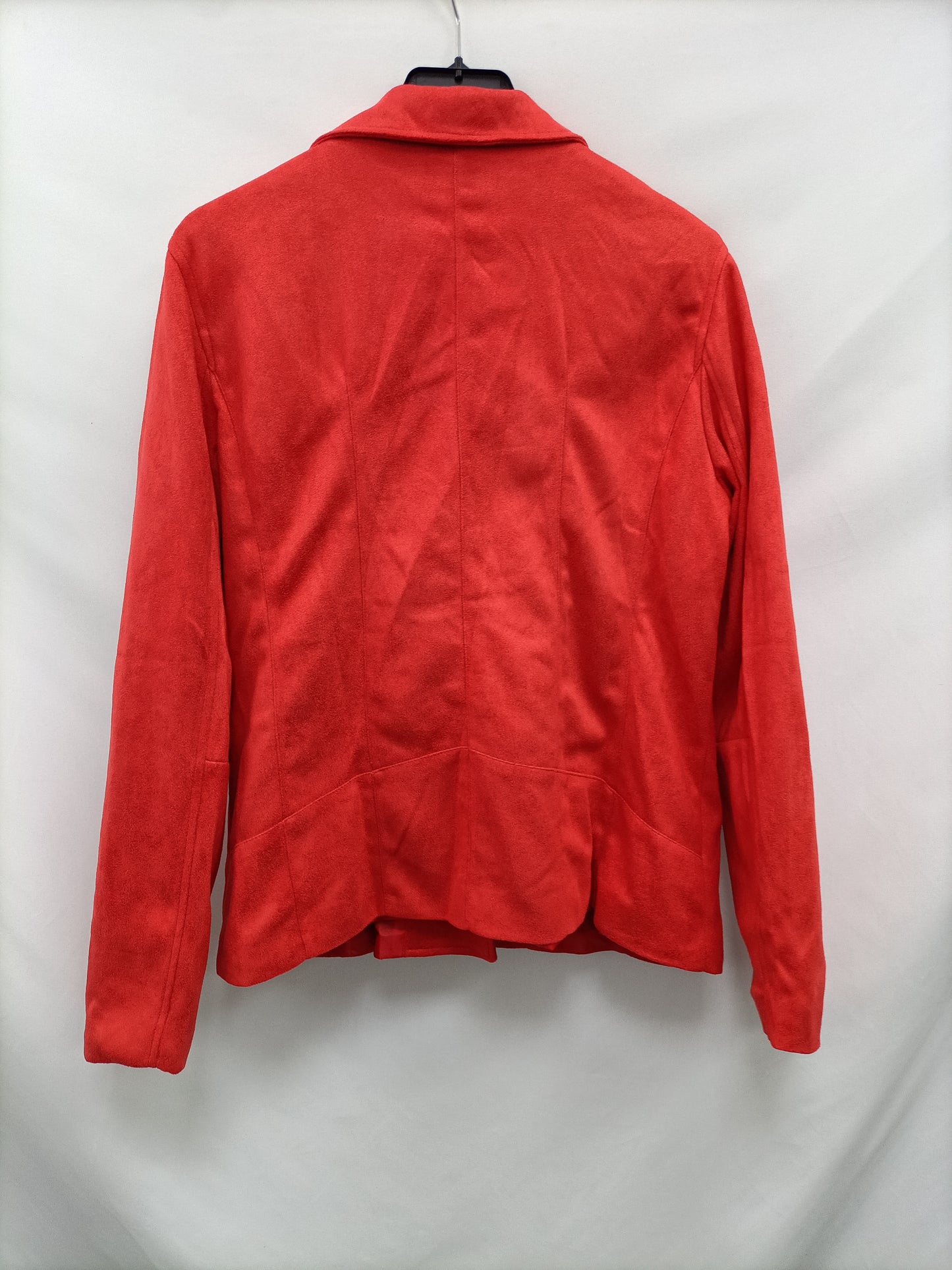 VENCA.Chaqueta antelina roja T.42