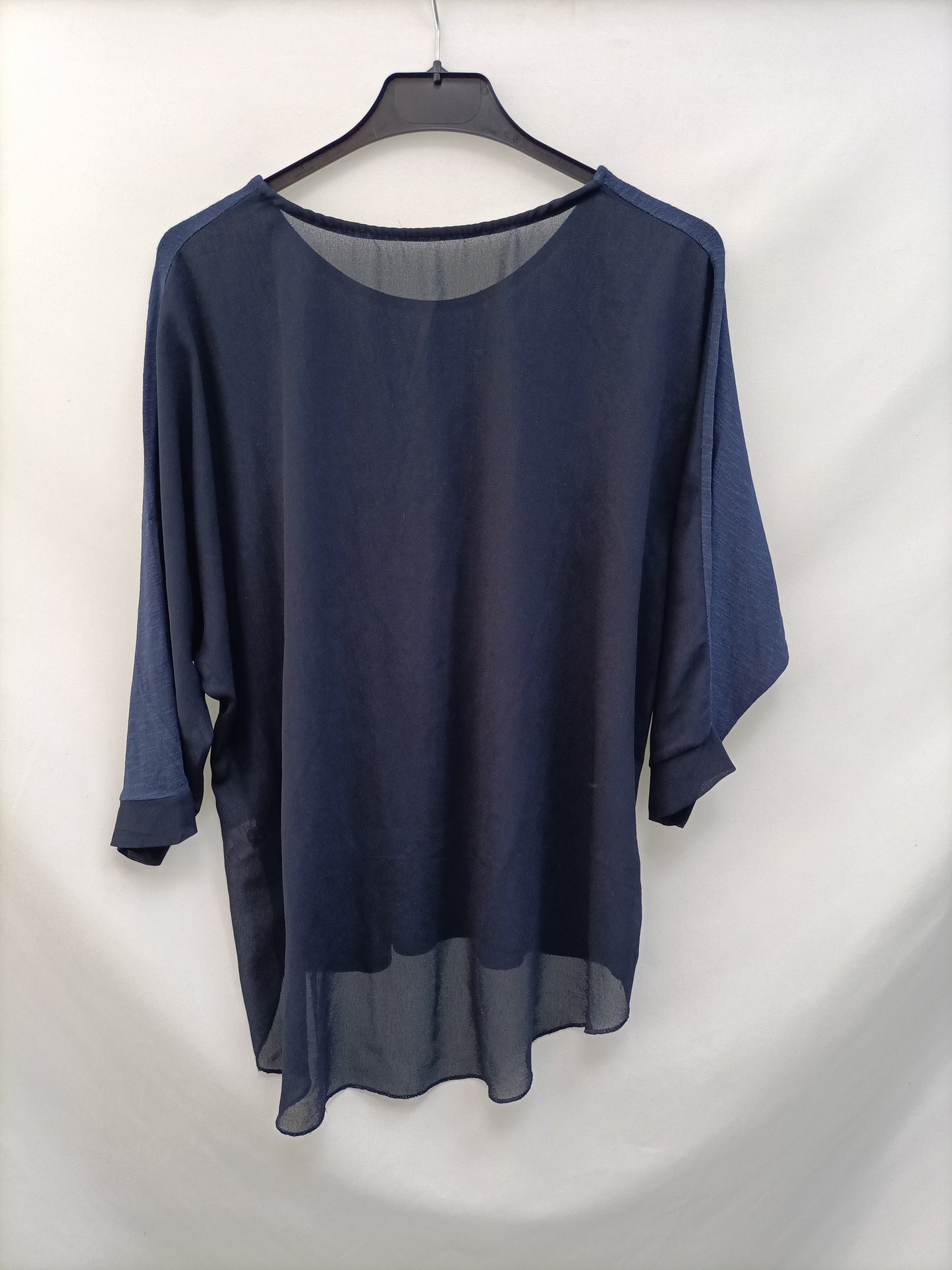 OTRAS. Camiseta azul texturas T.u(m)