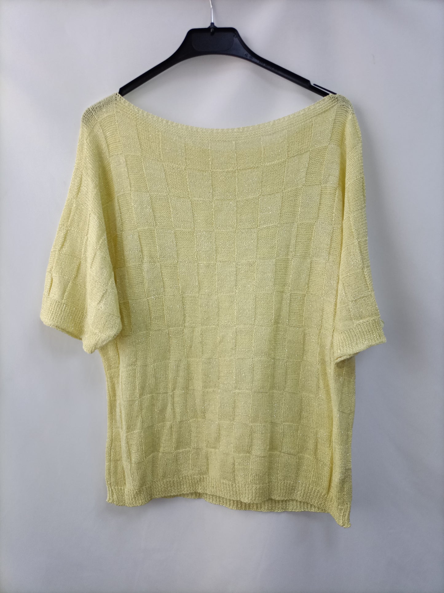 OTRAS. Top amarillo hilos T.u(l)