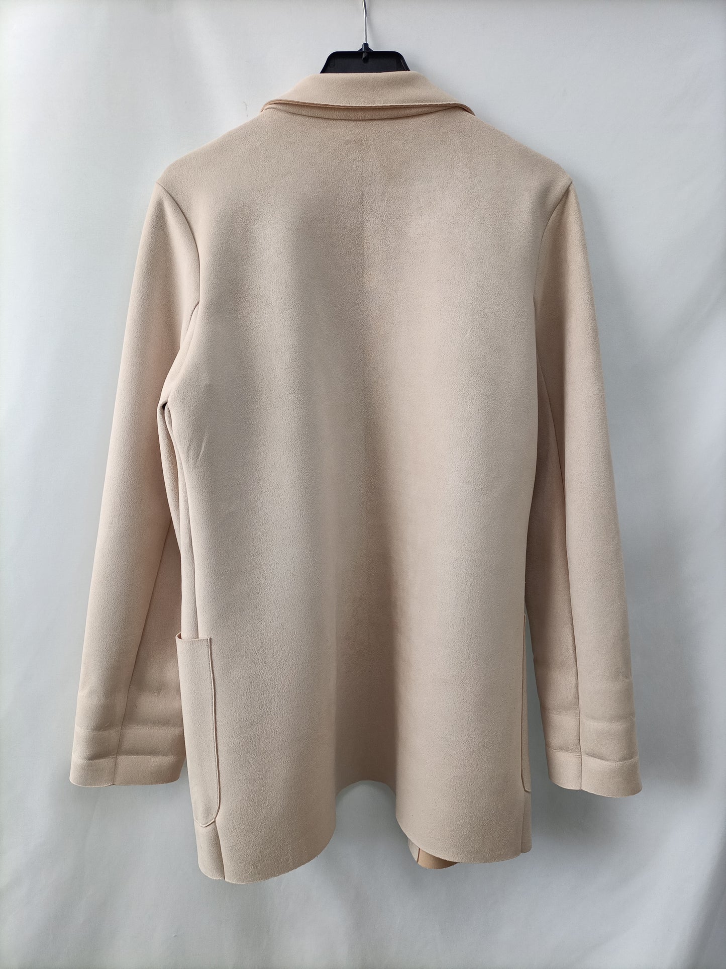 ZARA. Beige suede Ts jacket