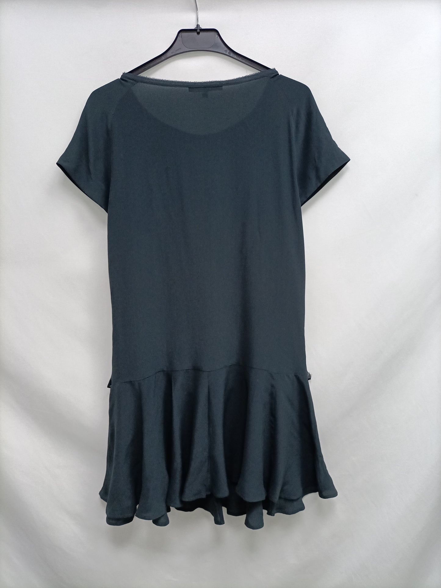 MAJE. Black silk Ts dress