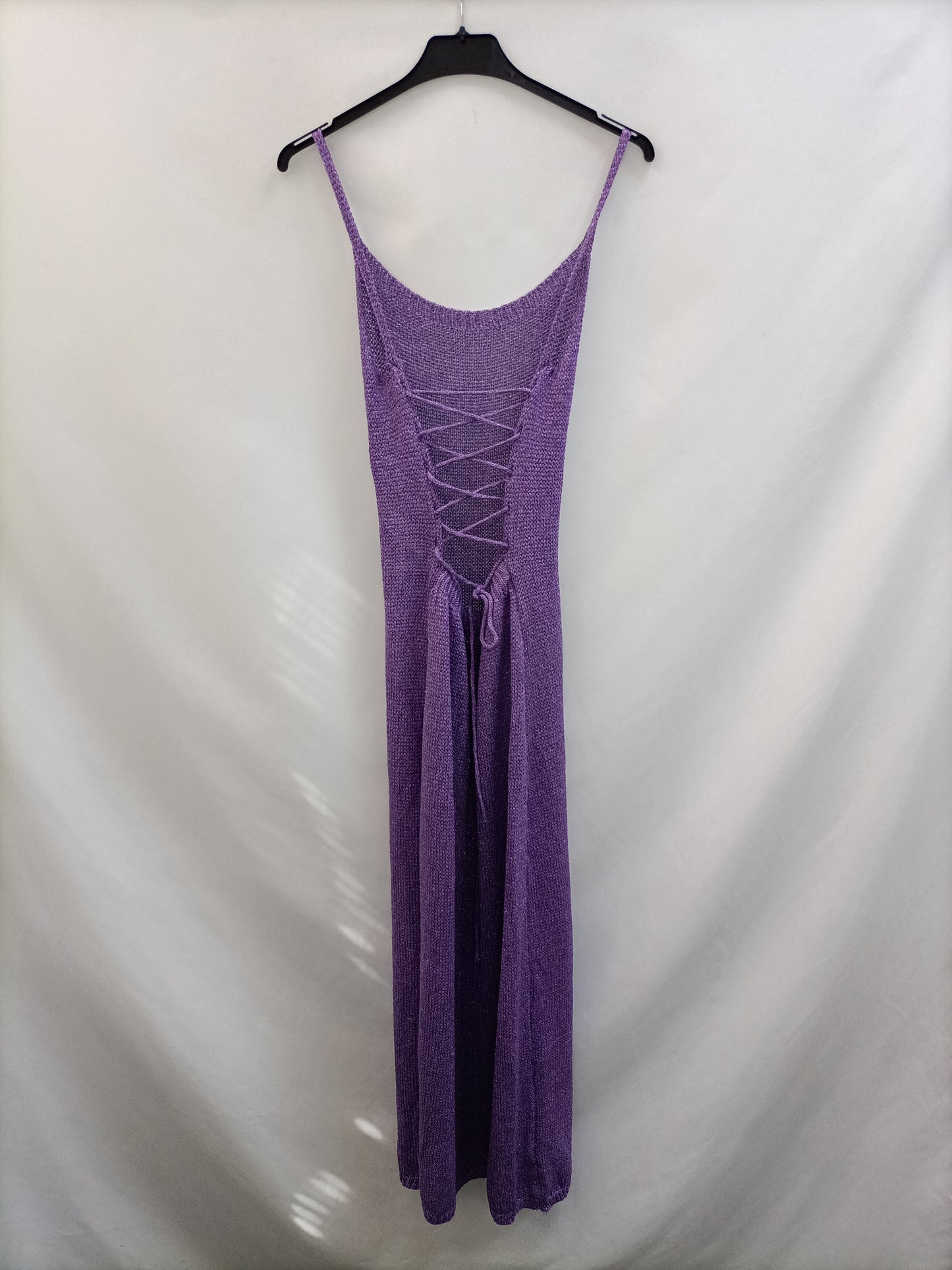OTRAS. Vestido largo morado T.u(s)