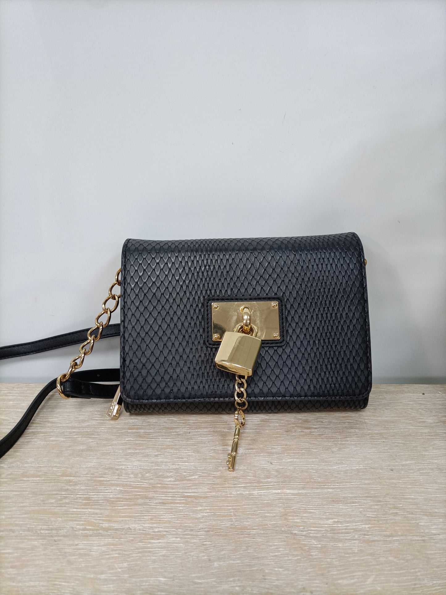 ALDO. Black textured bag