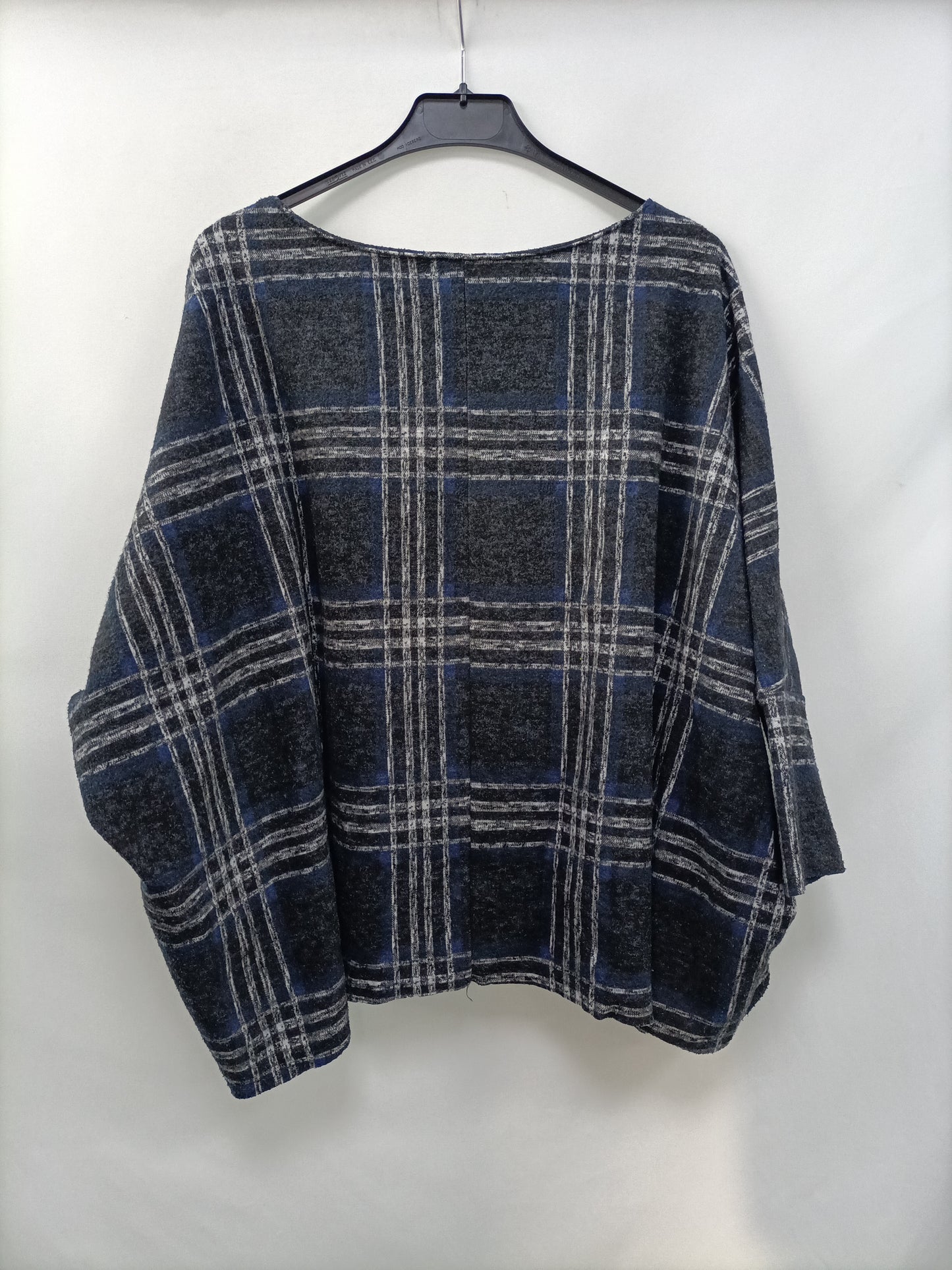 MANGO. Top franela cuadros T.xs/s