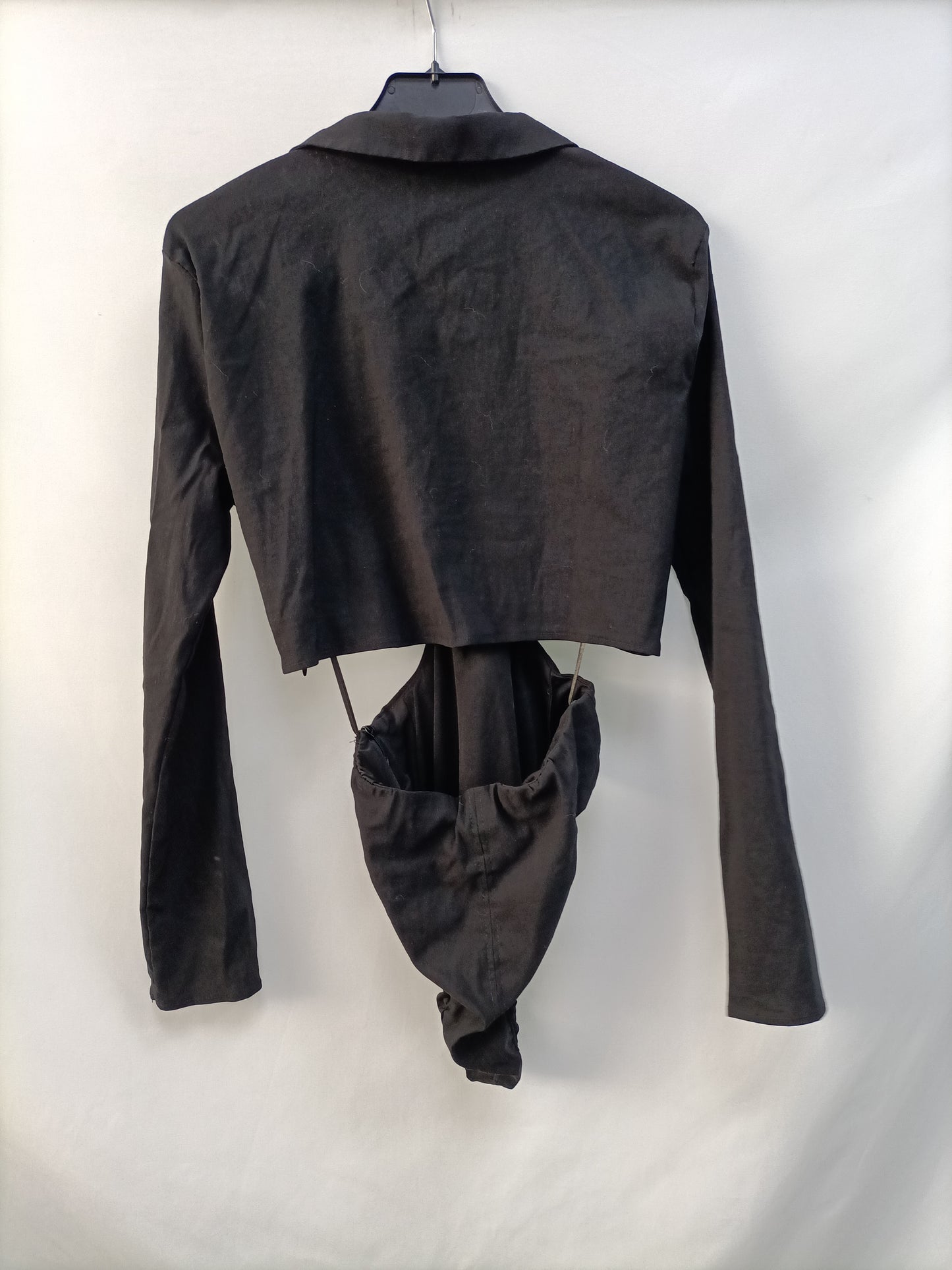 ZARA. Black elastic Tm bodysuit