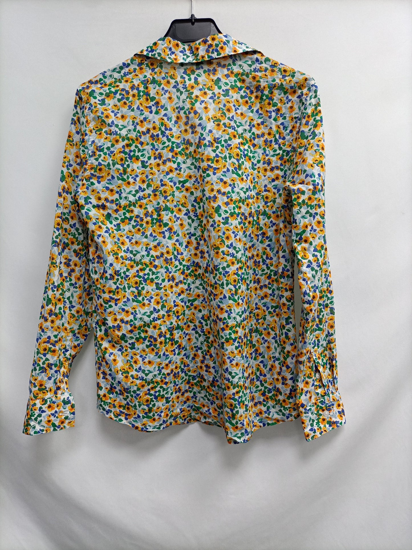 BENETTON. Camisa flores T.xs