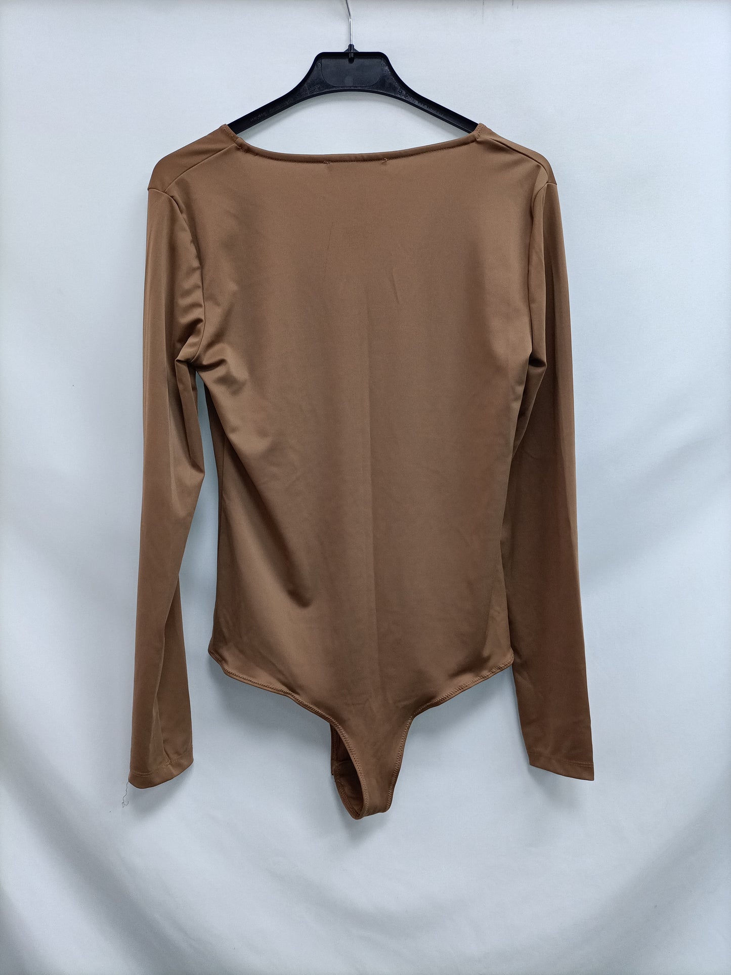 MANGO. Body camel licra T.l