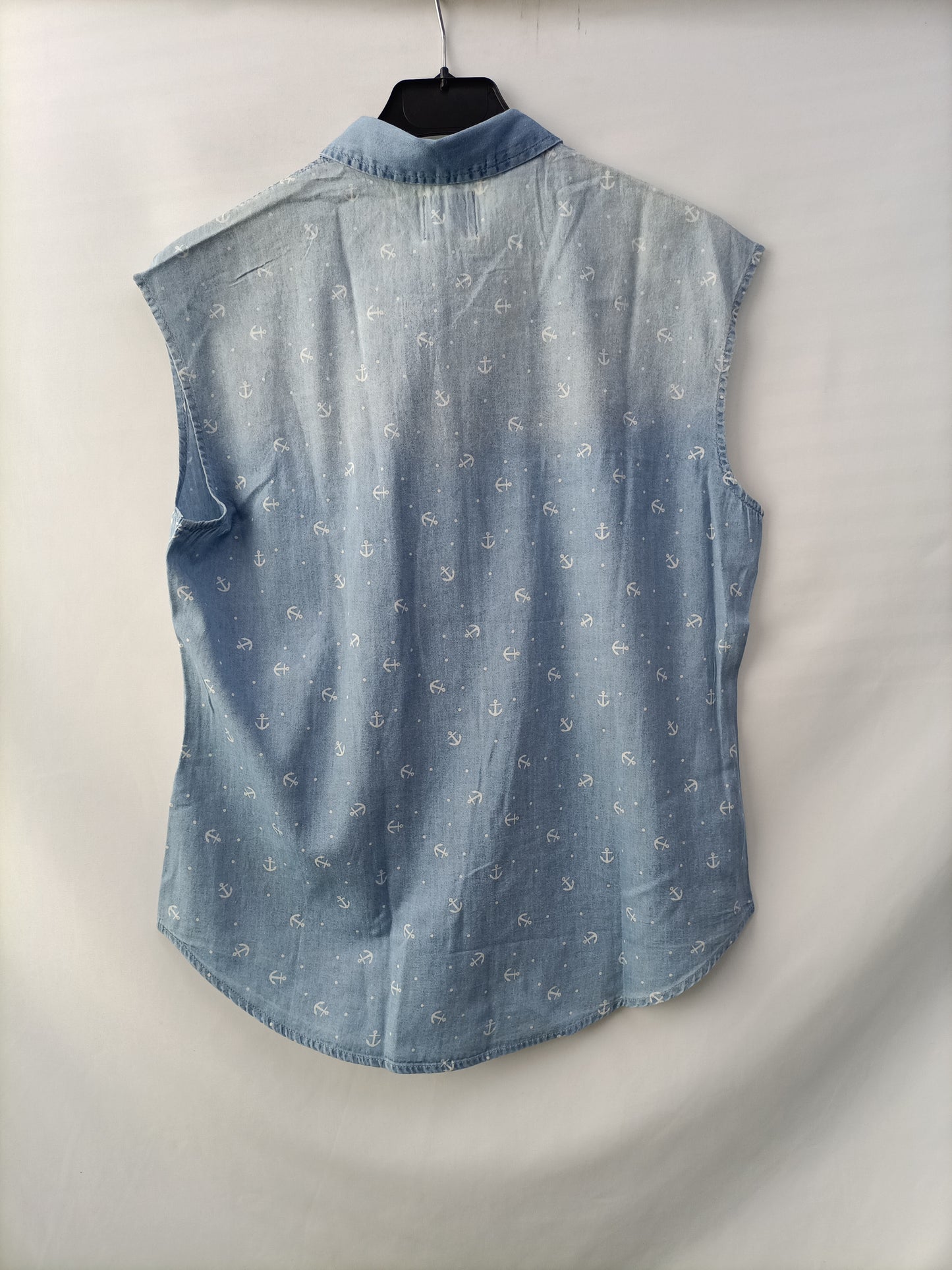 LEFTIES. Camisa vaquera anclas T.m