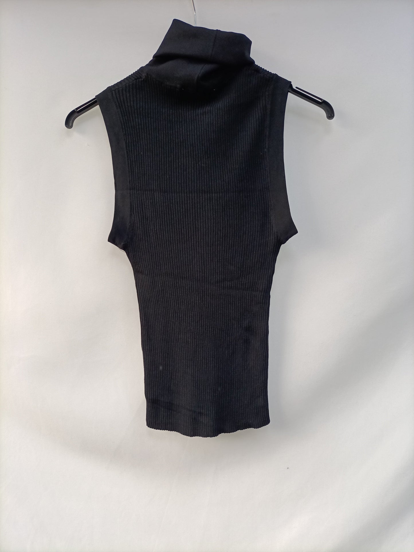 ZARA. Black turtleneck top TS
