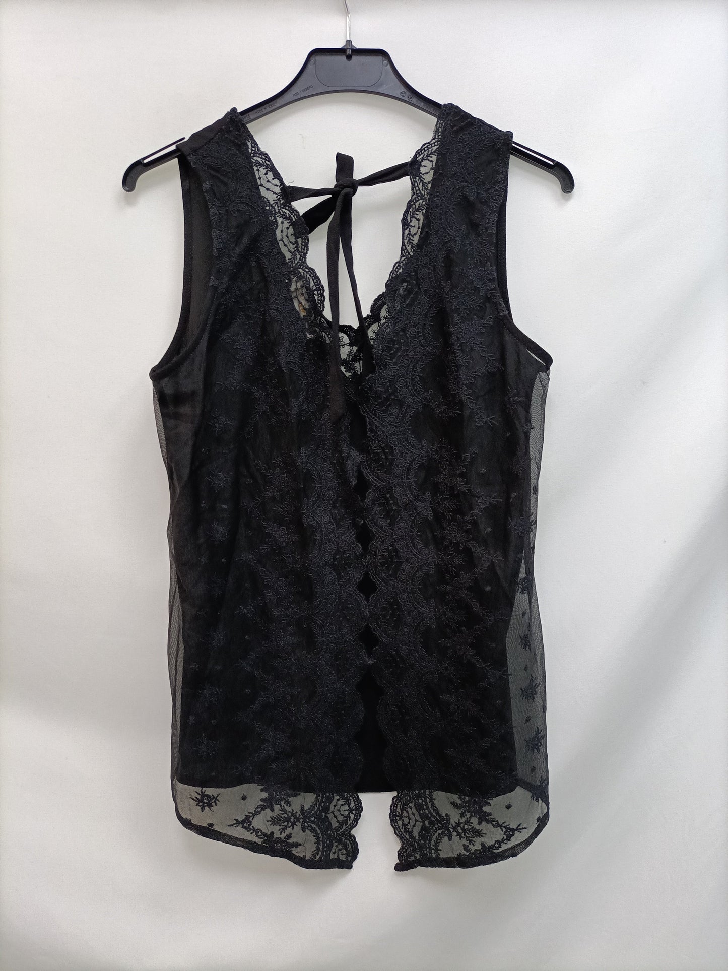 GRACE&MILA. Black lingerie top TS