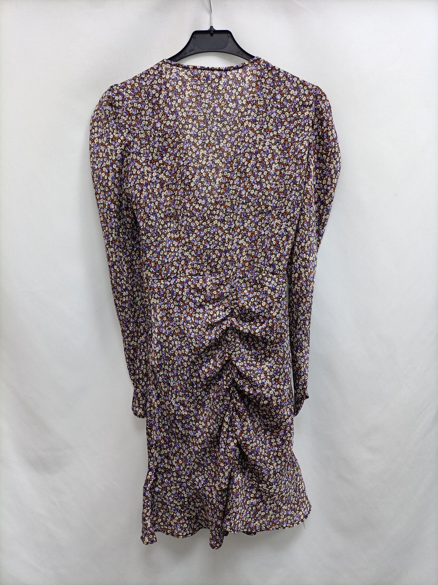 ZARA. Floral Gathered Dress Ts