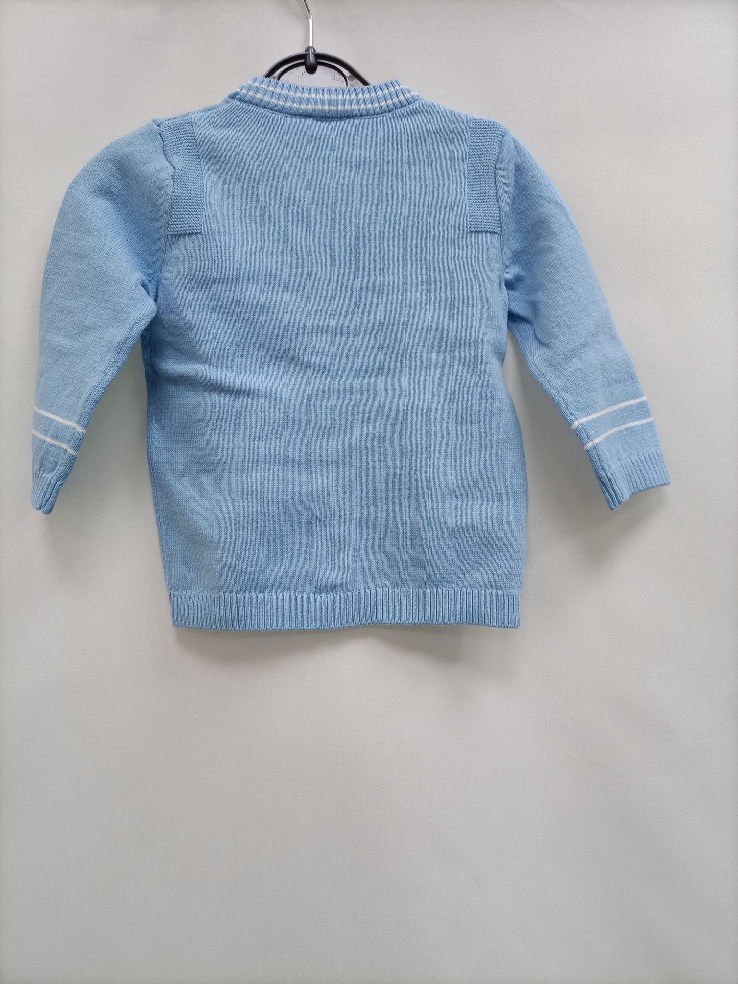 BENETTON. Rebeca azul T.6-9 meses